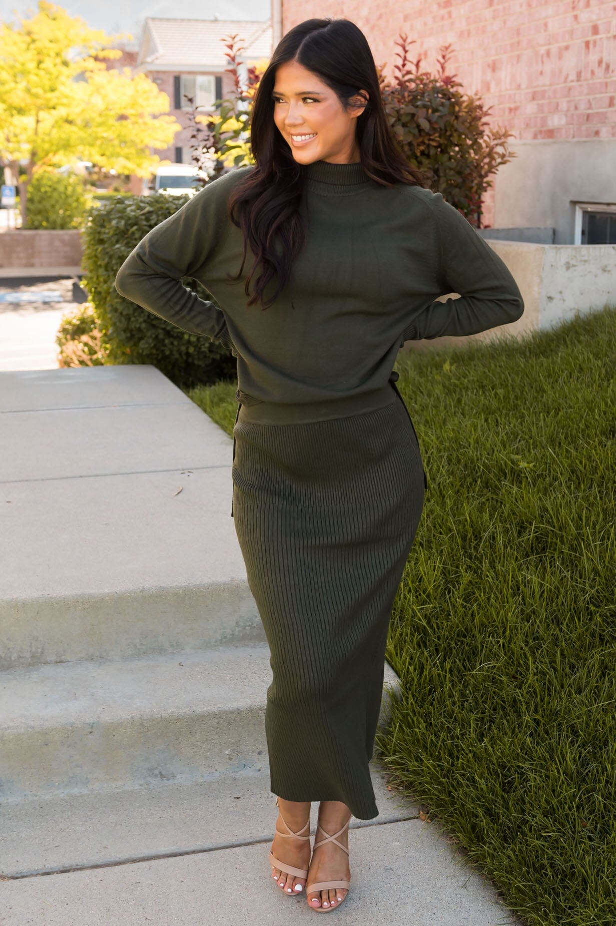 Love and Beyond Modest Sweater Skirt Skirts vendor-unknown 