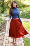 Searching For Sunset Modest Pleat Skirt Skirts vendor-unknown