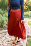 Searching For Sunset Modest Pleat Skirt Skirts vendor-unknown