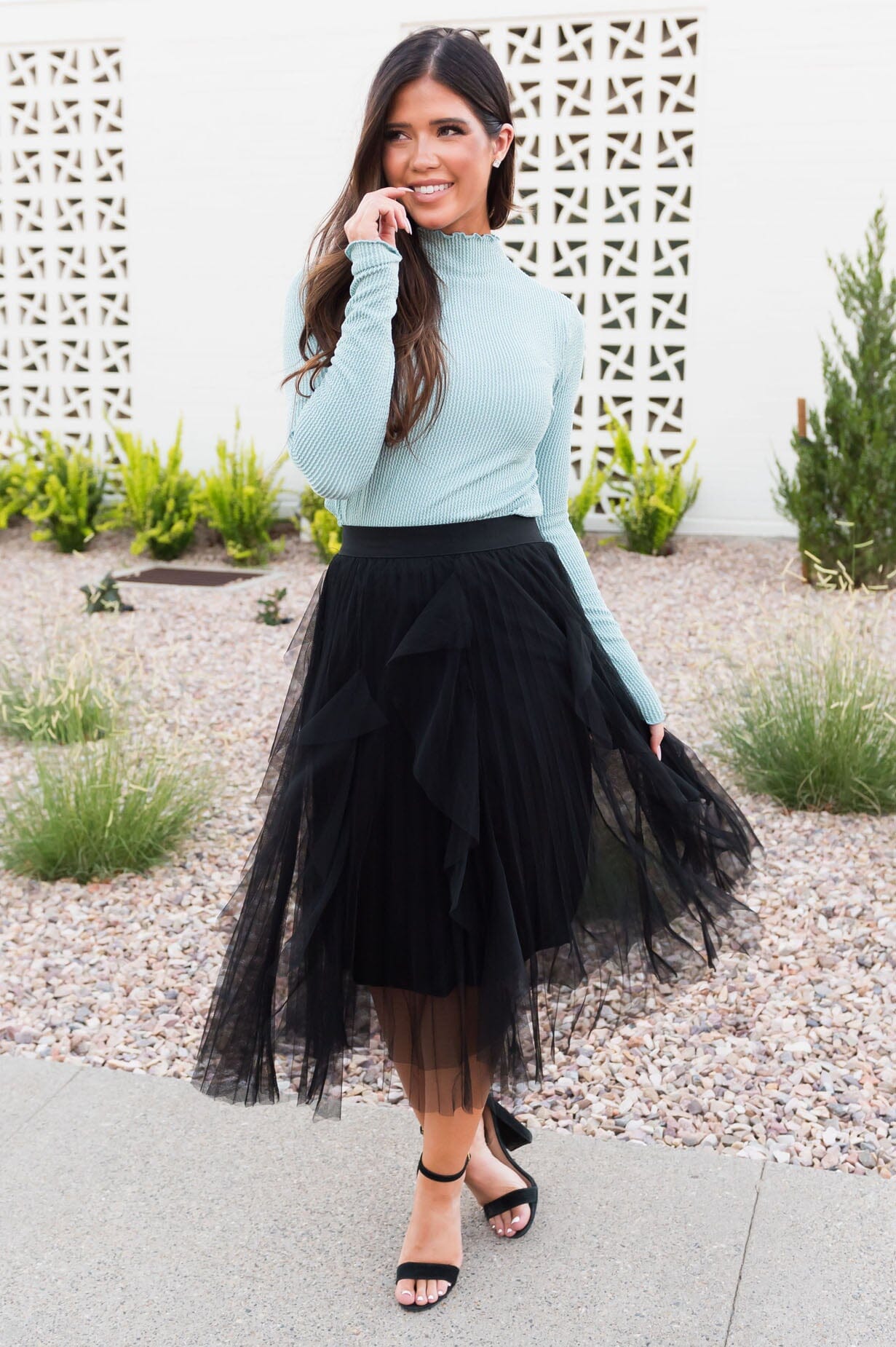 Far & Away Modest Tulle Skirt Skirts vendor-unknown 