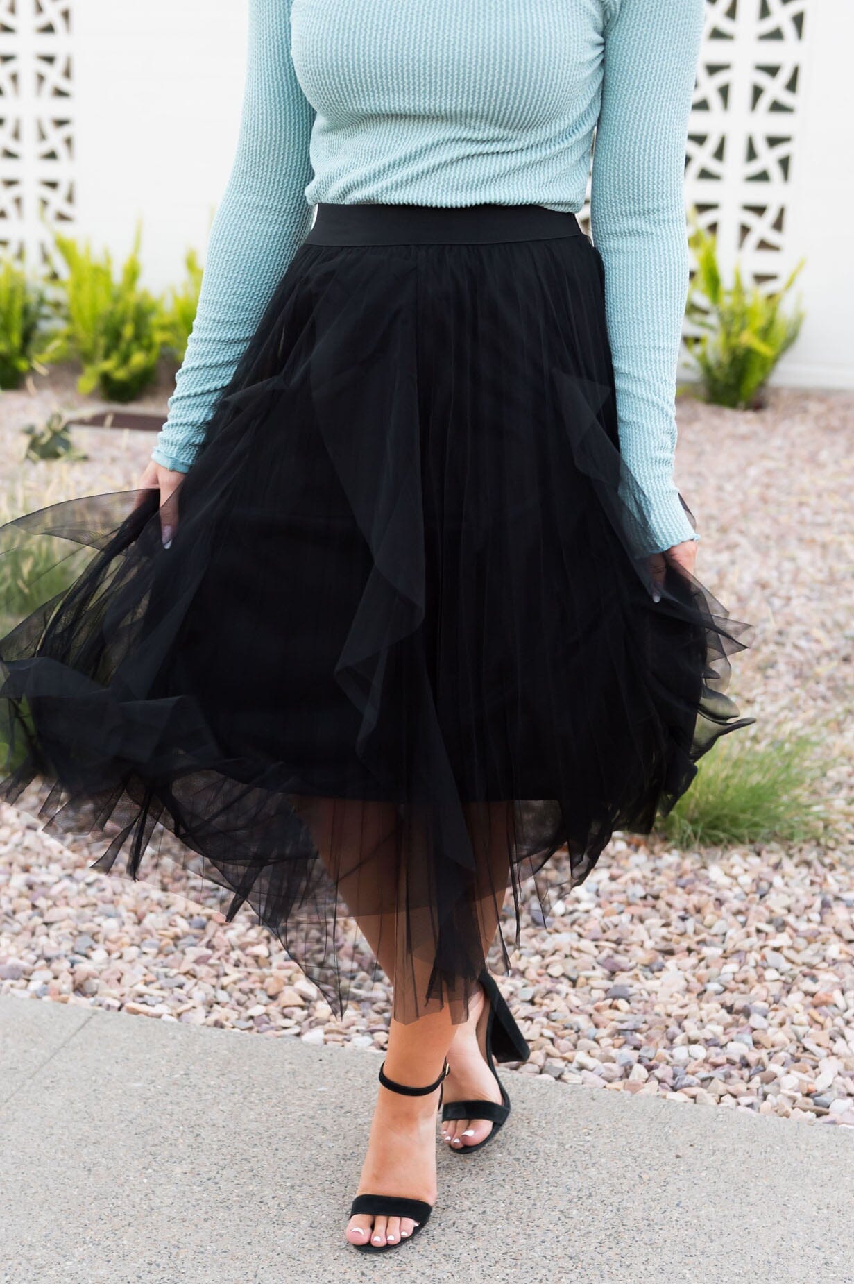 Far & Away Modest Tulle Skirt Skirts vendor-unknown 