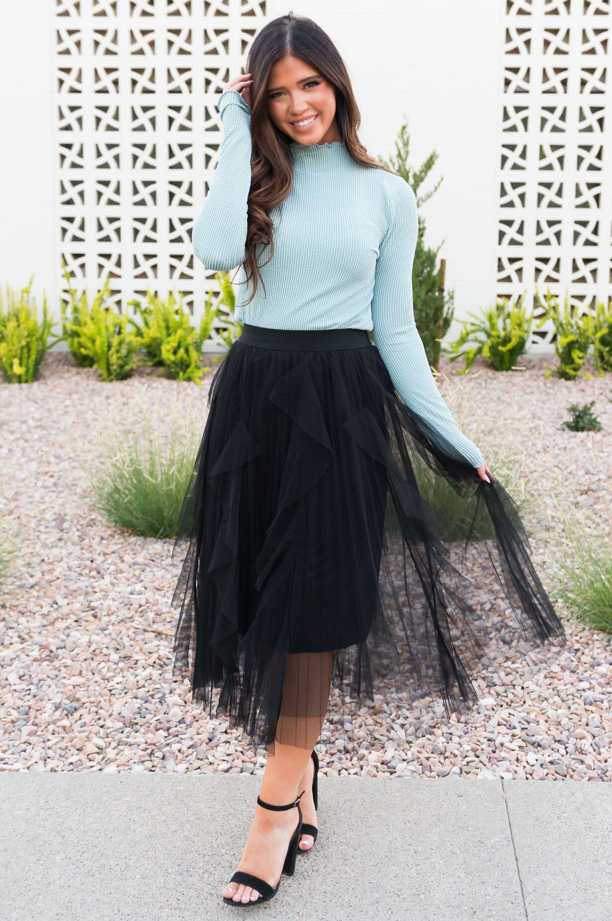 Far & Away Modest Tulle Skirt Skirts vendor-unknown 