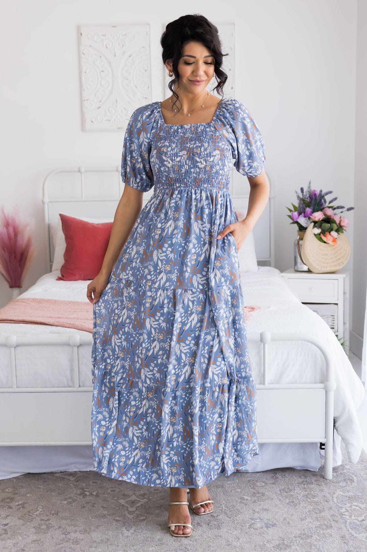 The Indigo Modest Dresses vendor-unknown 