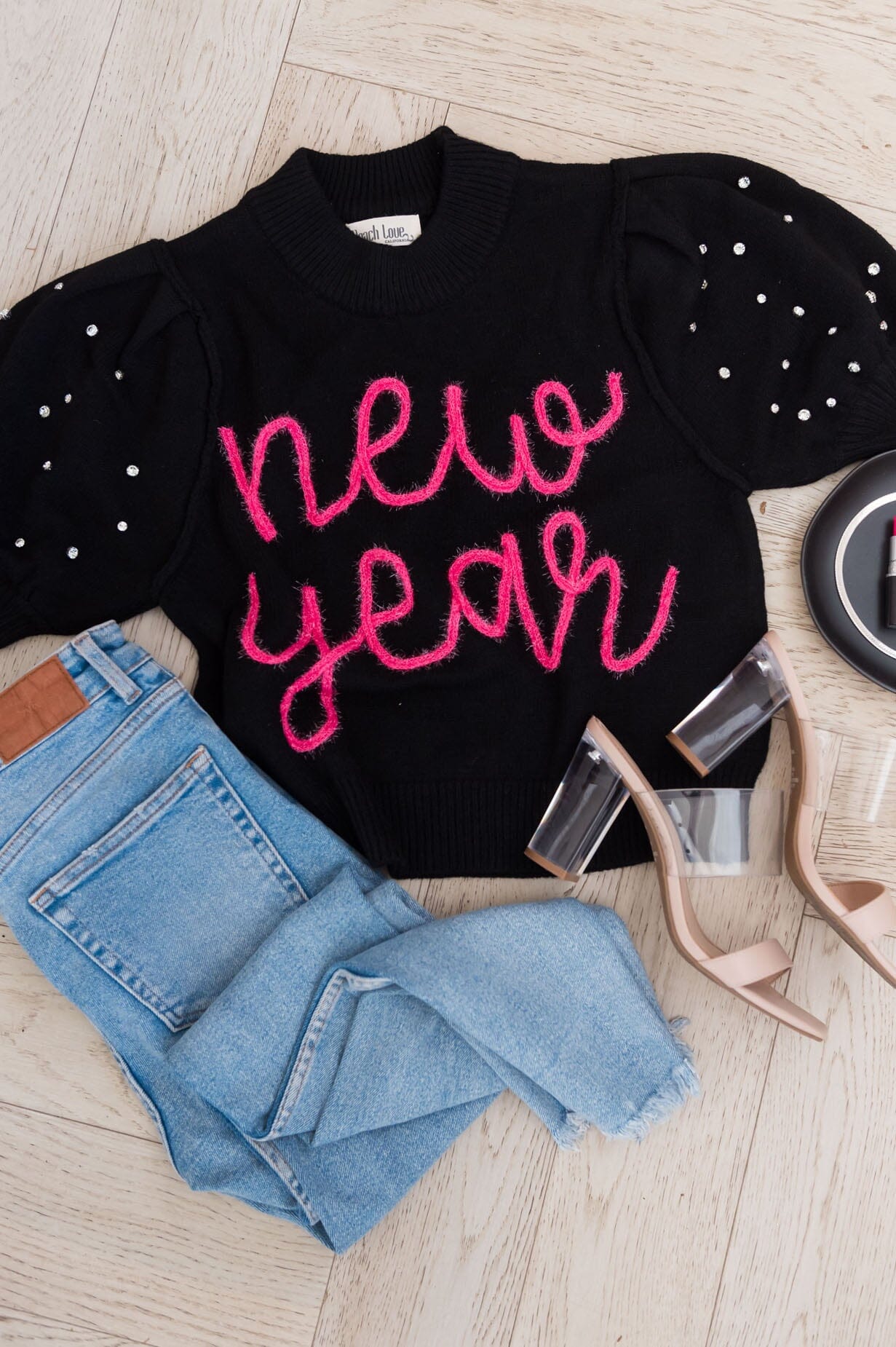 New Year Is Here Modest Sweater Modest Dresses vendor-unknown 