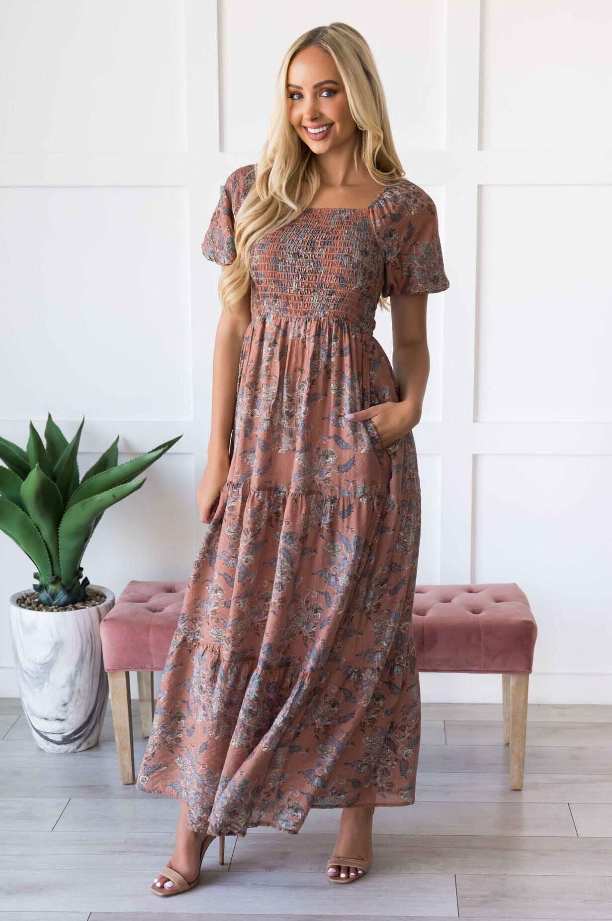 The Indigo Modest Dresses vendor-unknown 