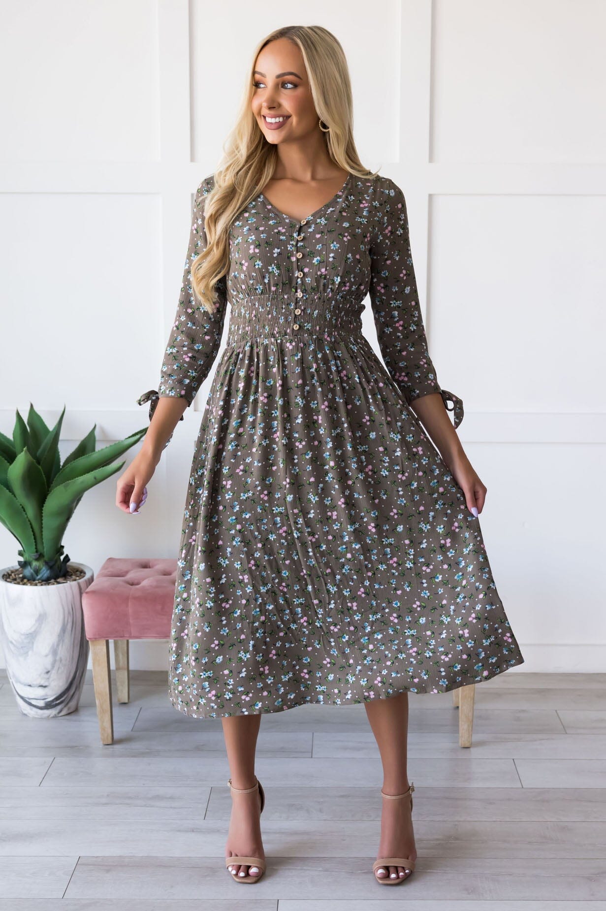 The Floral Jean Modest Dresses vendor-unknown 