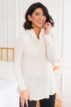 Looking For Fun Modest Ribbed Sweater Modest Dresses vendor-unknown 