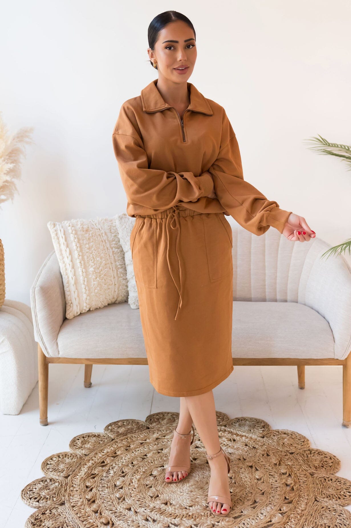 Hope Is In The Air Knit Skirt Skirts vendor-unknown 