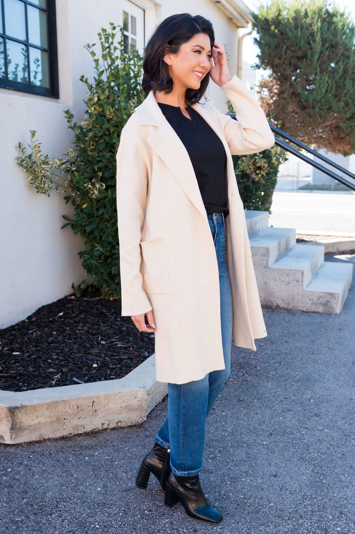 Bringing The Charm Modest Coat Tops vendor-unknown 