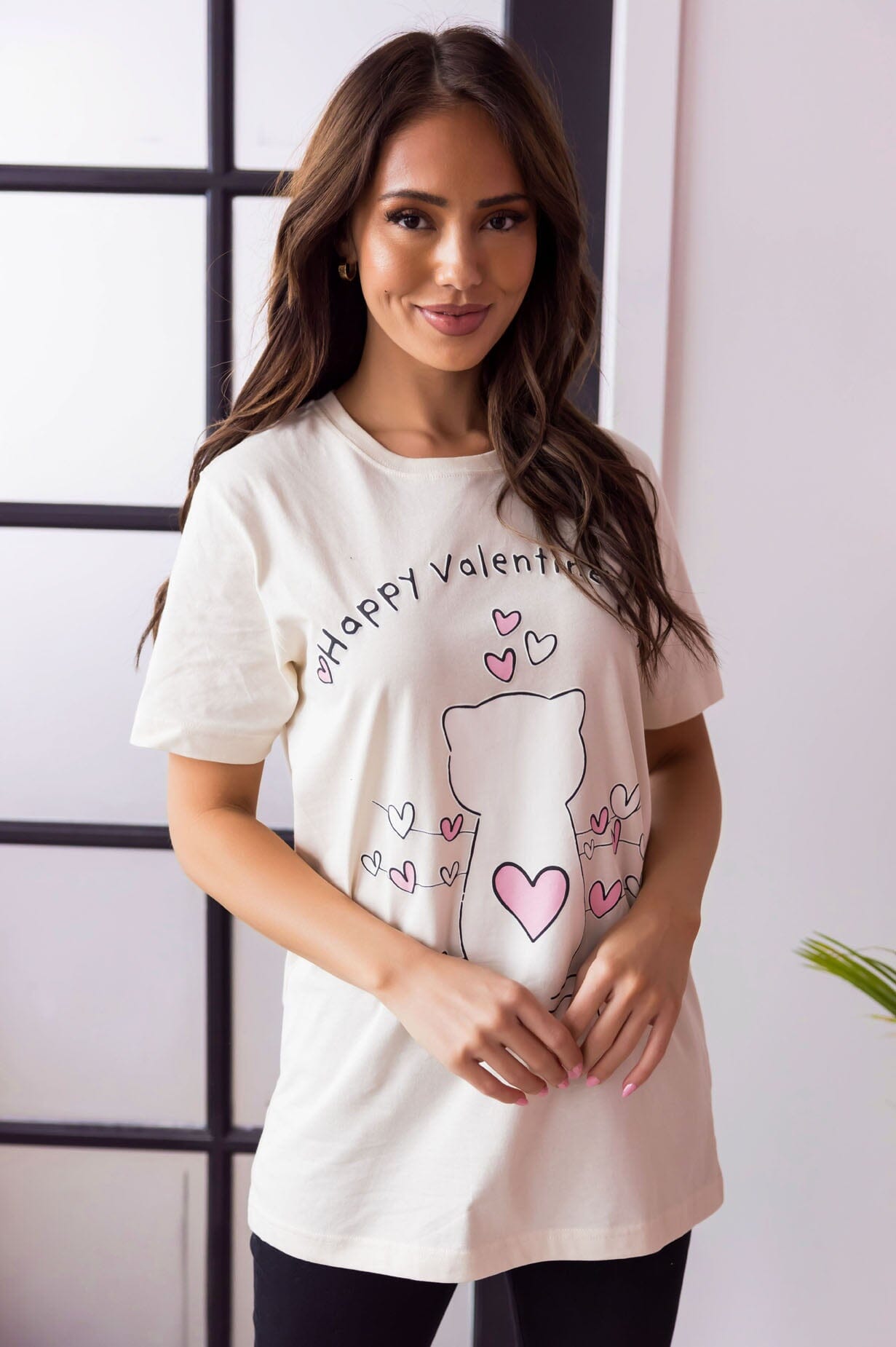 Sitting Pretty Valentine Tee Modest Dresses vendor-unknown 