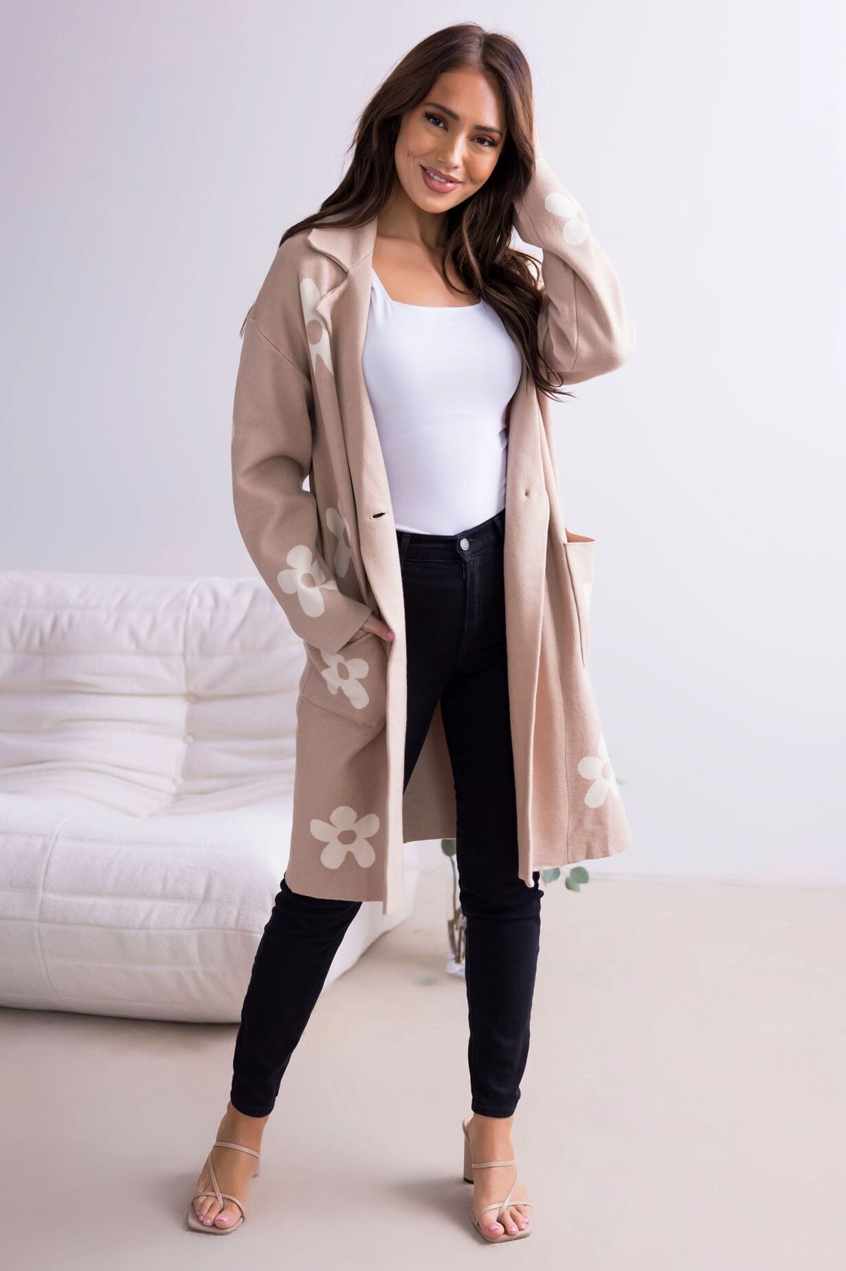 Good Luck Charm Sweater Coat Tops vendor-unknown 