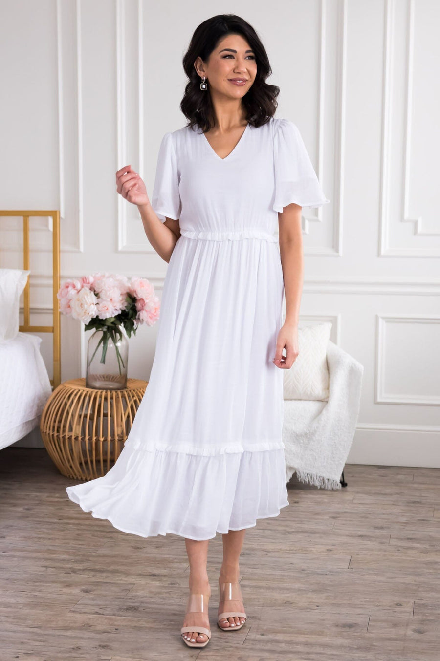 Shop Modest Dresses for Women | Conservative Clothing Tagged "White ...