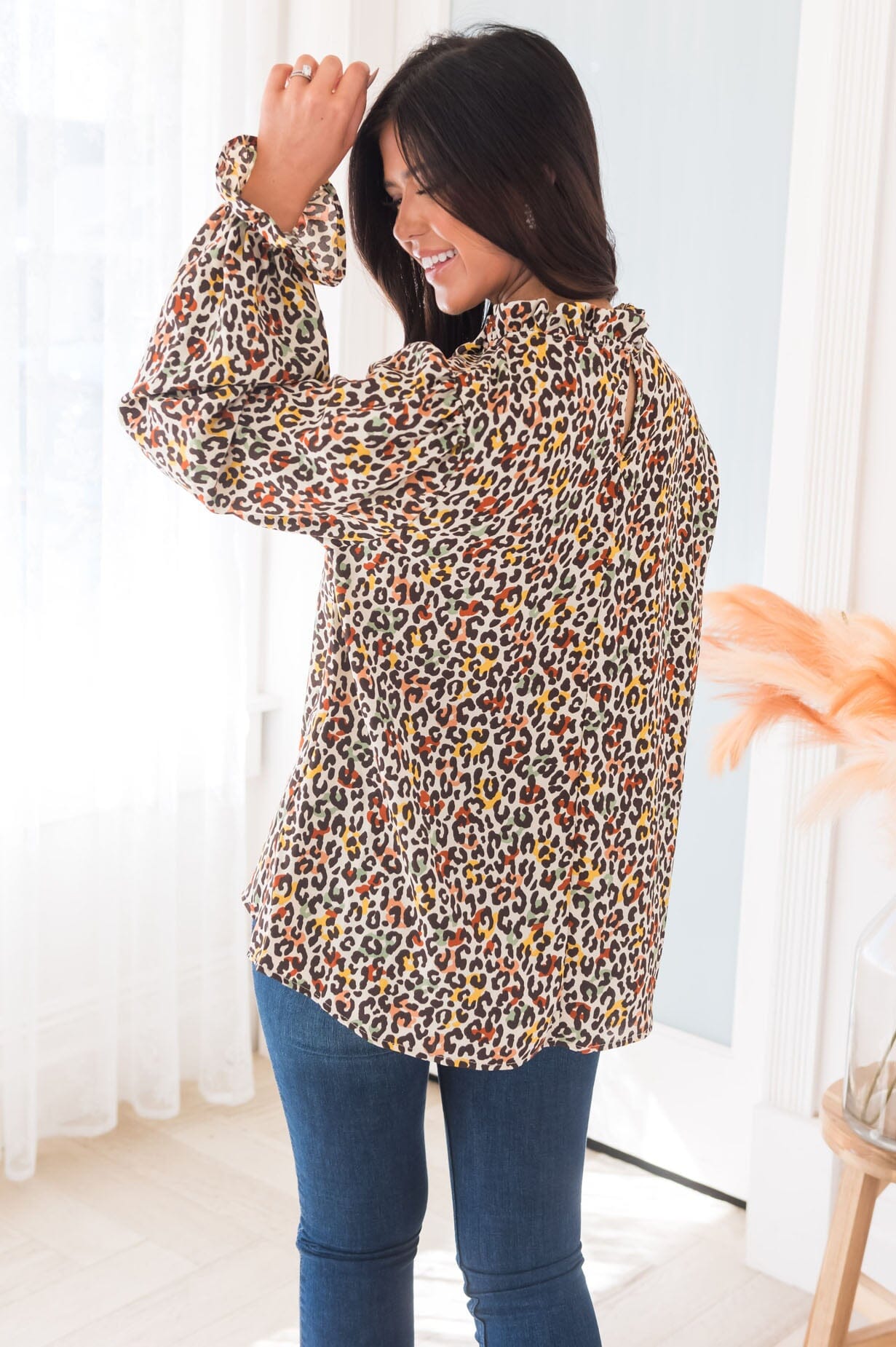 Class With Sass Modest Blouse Tops vendor-unknown 