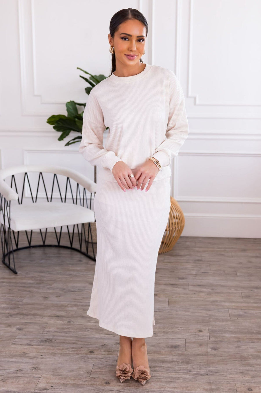 Classy And Cozy Modest Sweater Tops vendor-unknown 