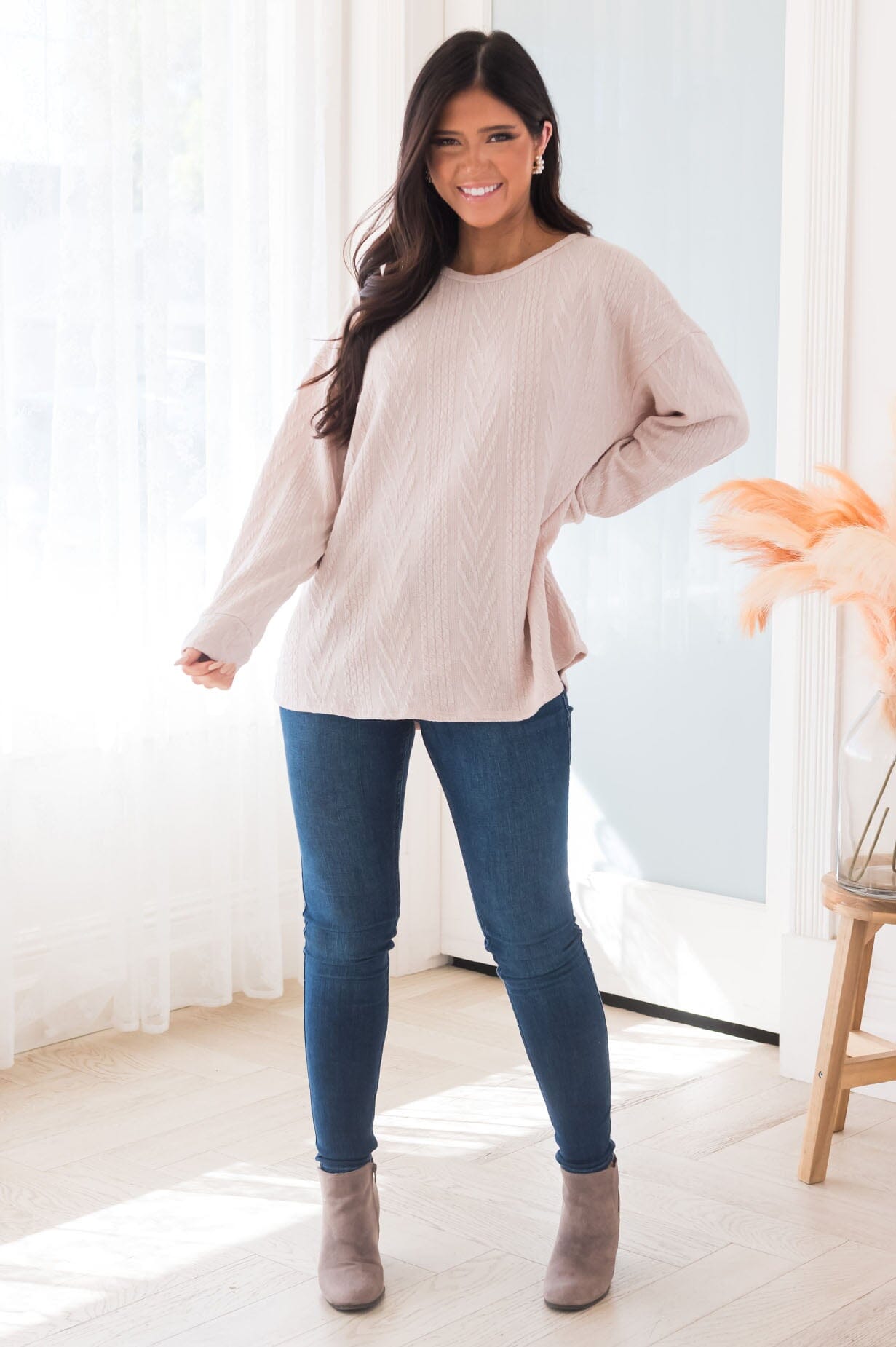 Bringing The Cheer Modest Sweater Modest Dresses vendor-unknown 