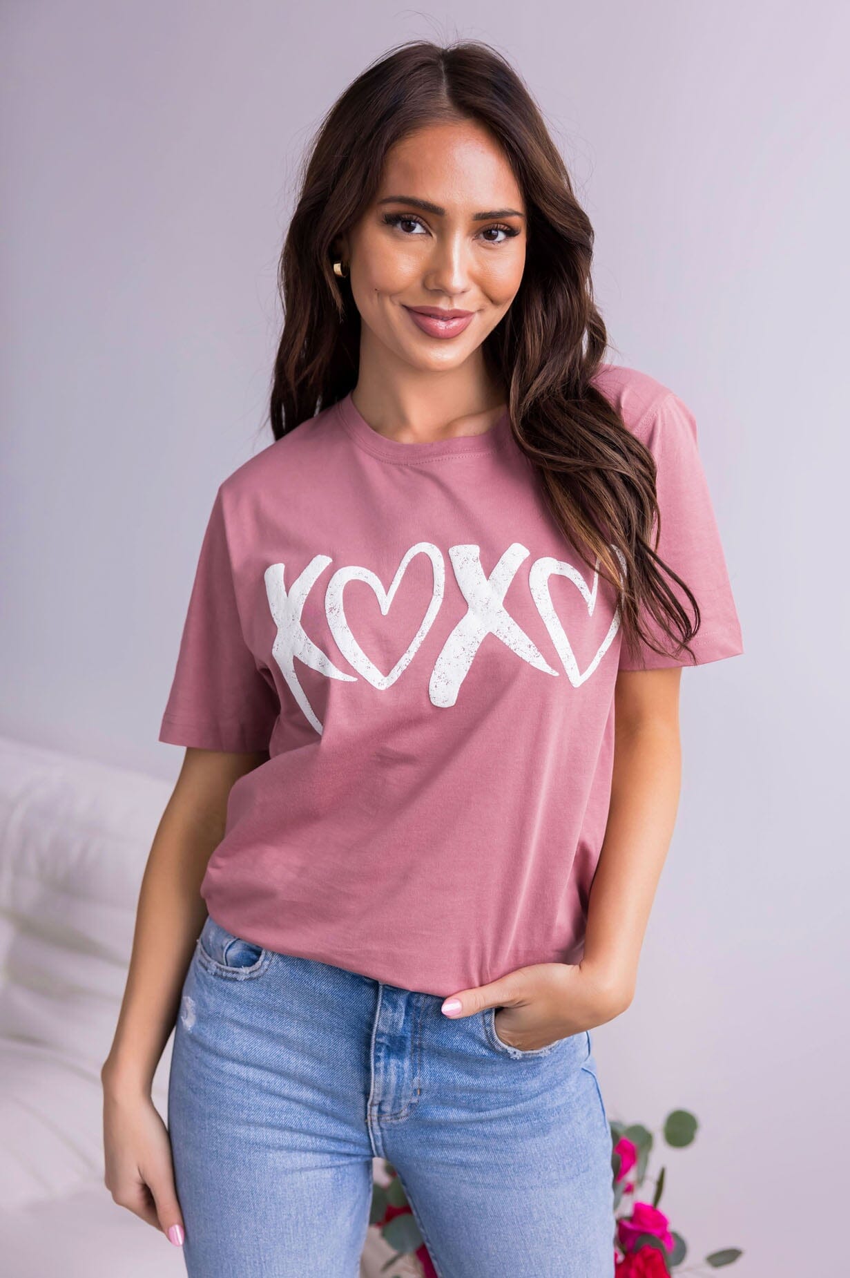 X's & O's Valentine Tee Modest Dresses vendor-unknown 