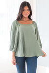 It's All About Timing Modest Blouse Tops vendor-unknown
