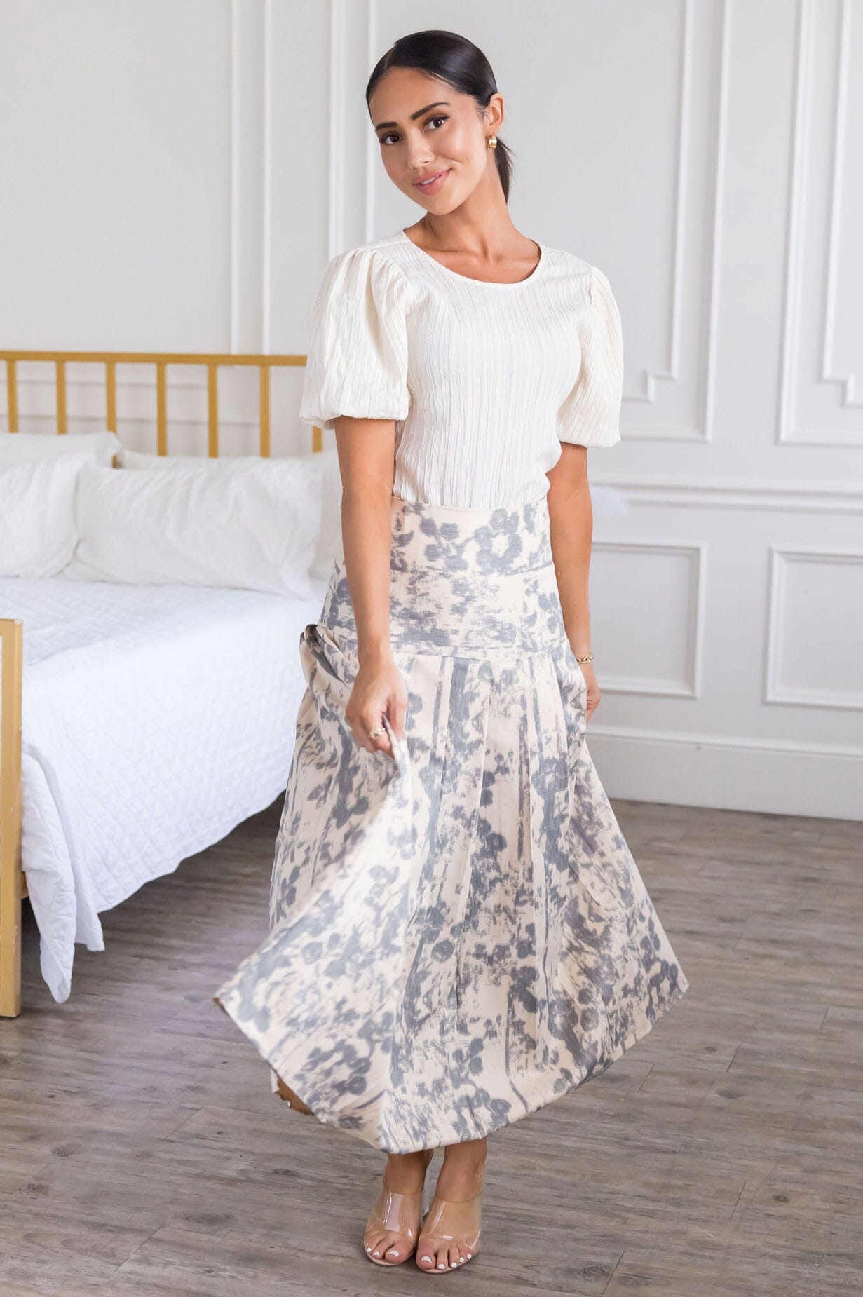 Not About Perfection Pleat Skirt Skirts vendor-unknown 