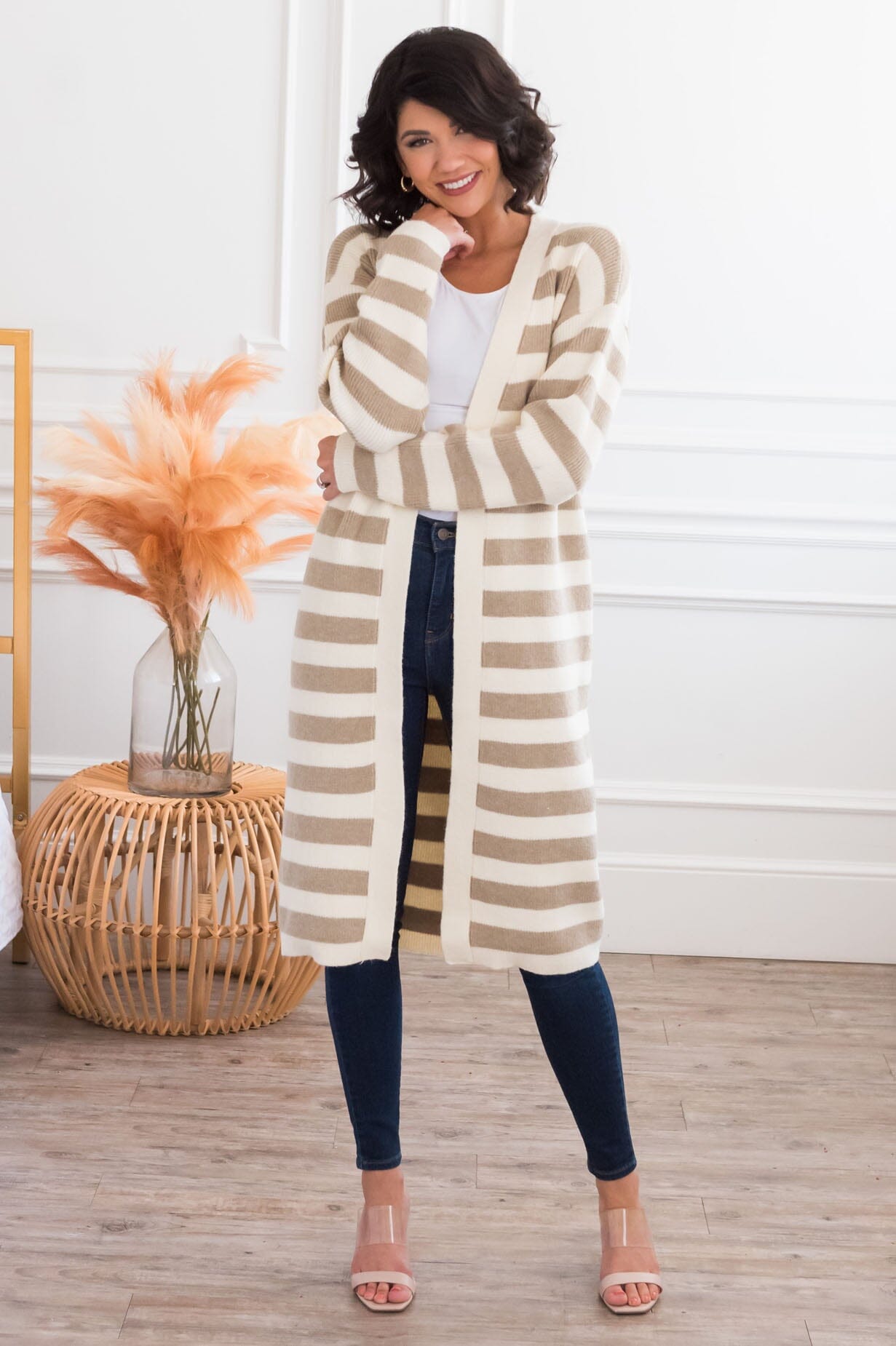 Happy Heart Modest Duster Modest Dresses vendor-unknown 