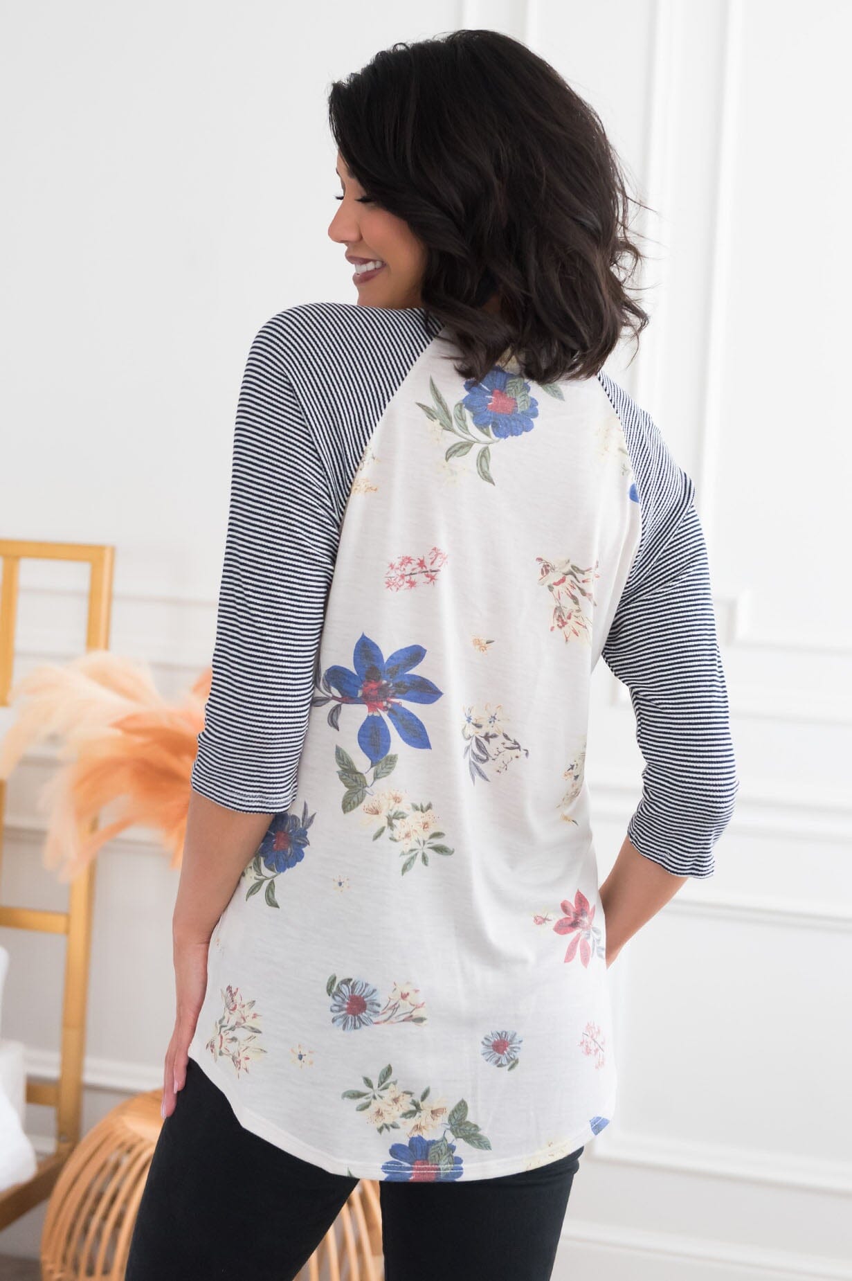 Love Is All Around Modest Baseball Tee NeeSee's Dresses 