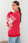 Happy Christmas Modest Fair Isle Sweater Modest Dresses vendor-unknown