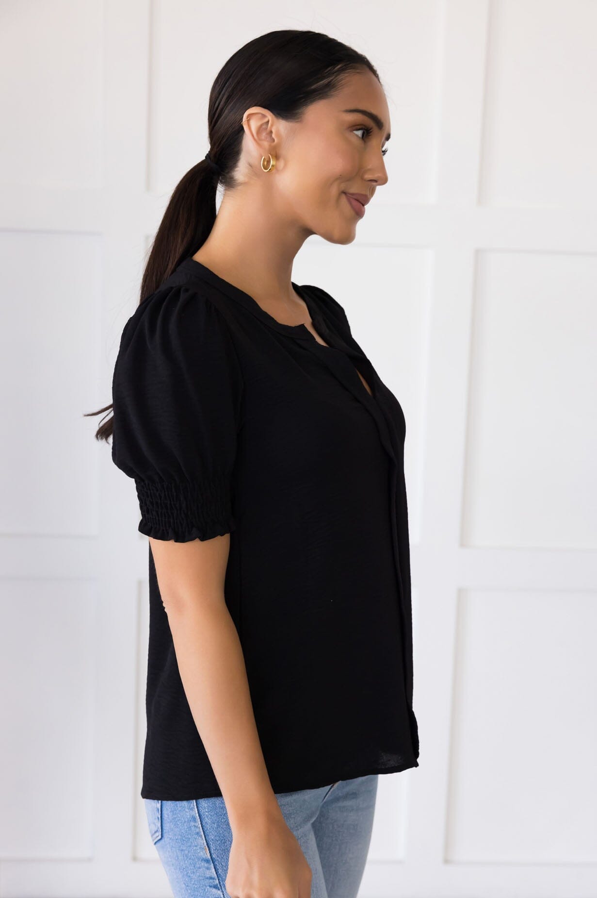 Back In Business Ruffle Blouse NeeSee's Dresses 