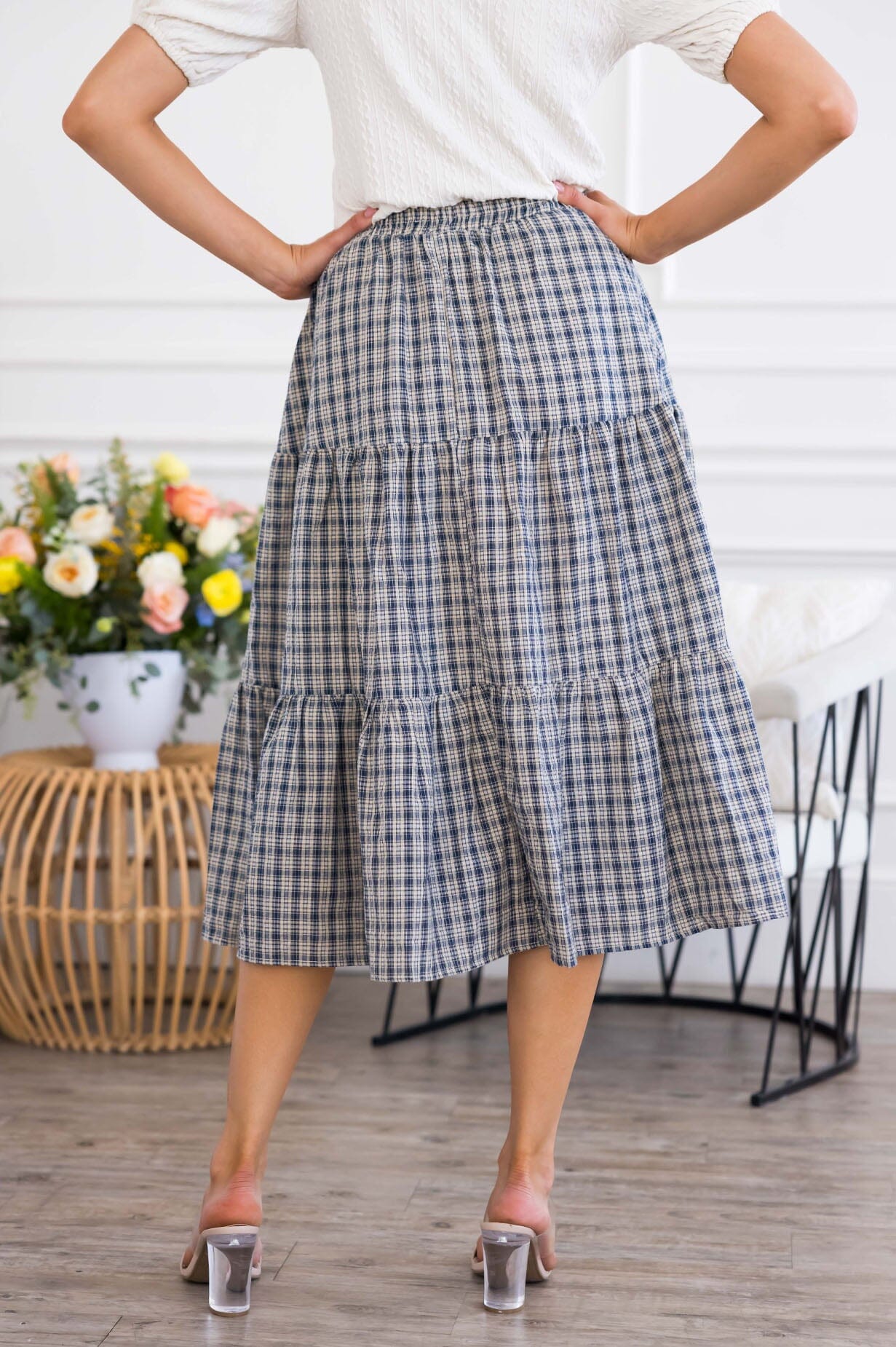 Step By Step Tiered Skirt Modest Dresses vendor-unknown 