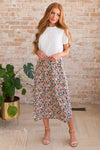 Always Included Floral Modest Skirt Skirts vendor-unknown