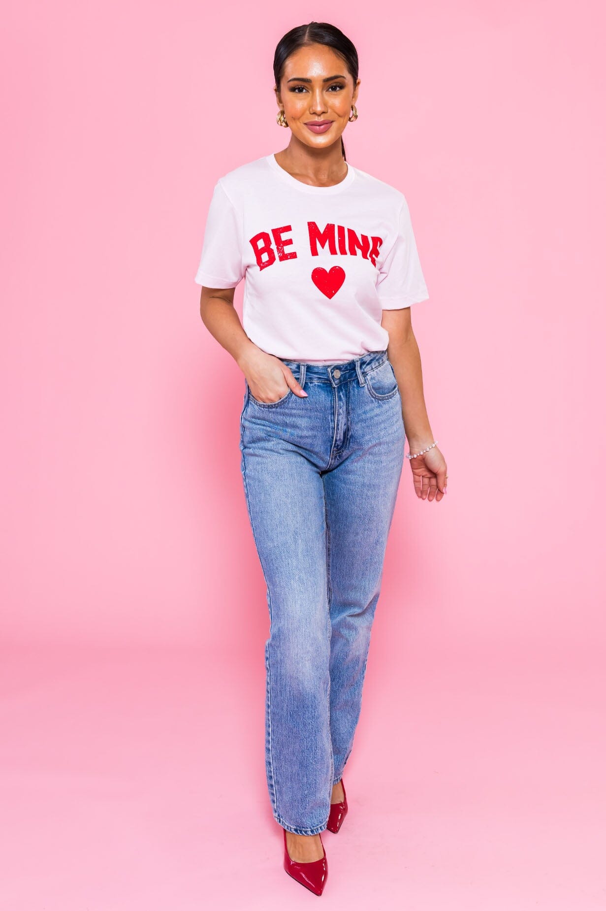 Always Be Mine Valentine's Tee Modest Dresses vendor-unknown 