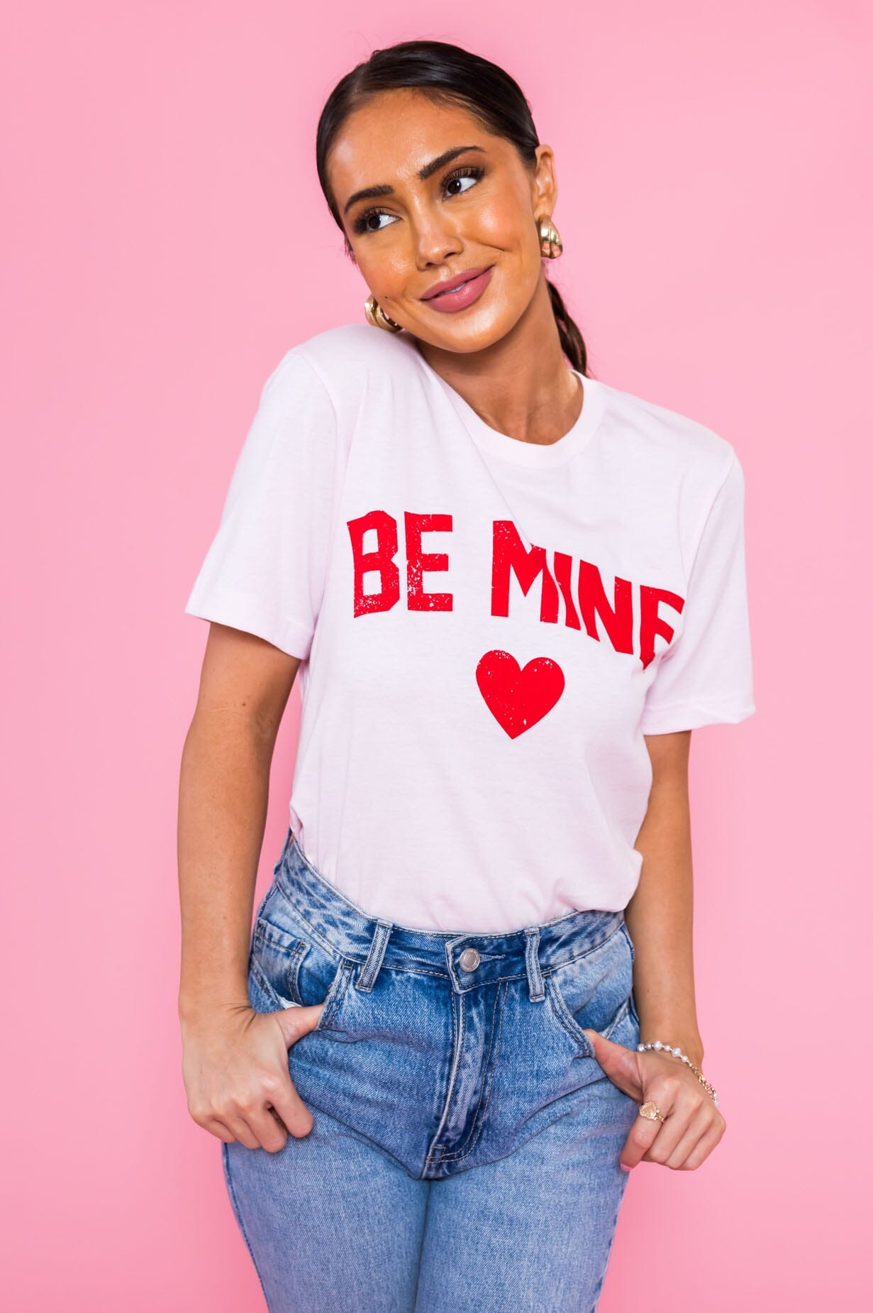 Always Be Mine Valentine's Tee Modest Dresses vendor-unknown 