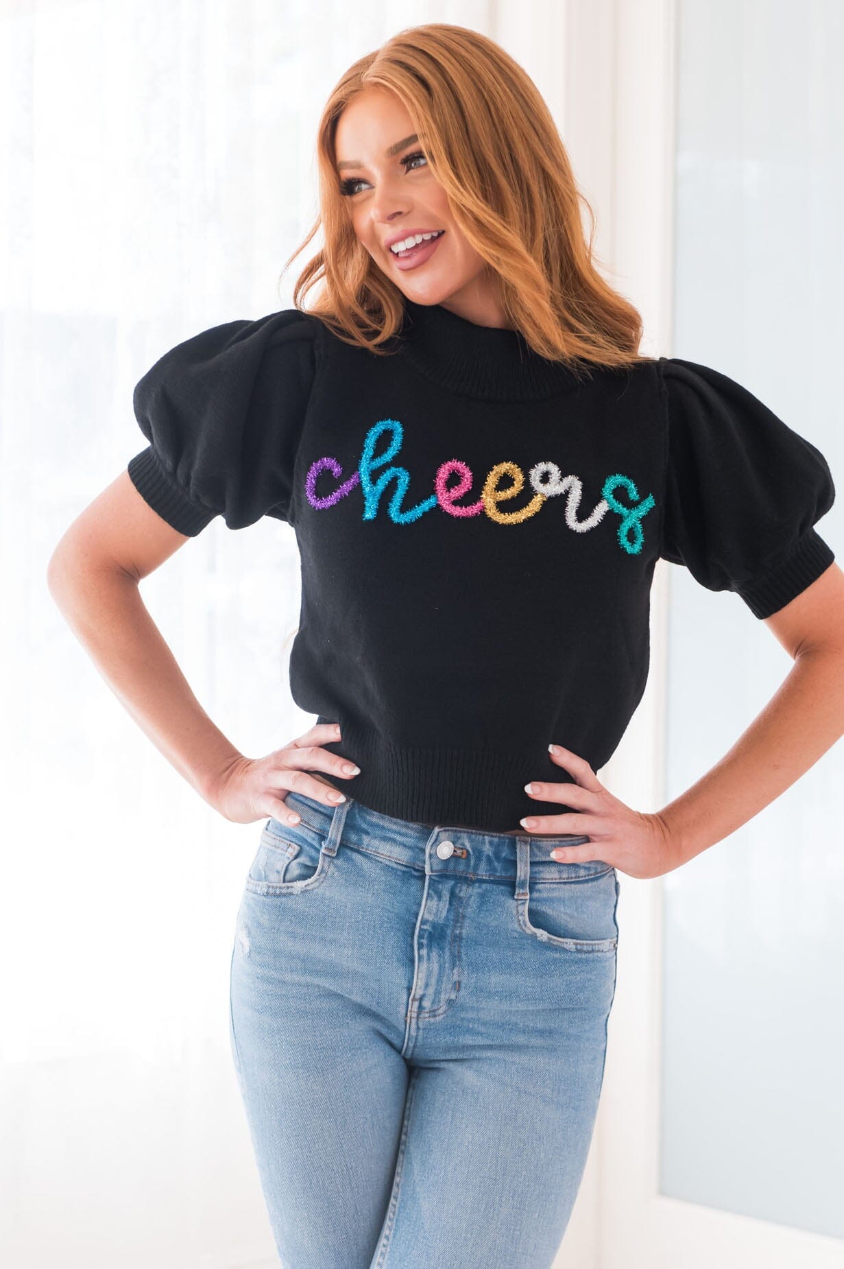 Cheers To A New Year Modest Sweater Modest Dresses vendor-unknown 