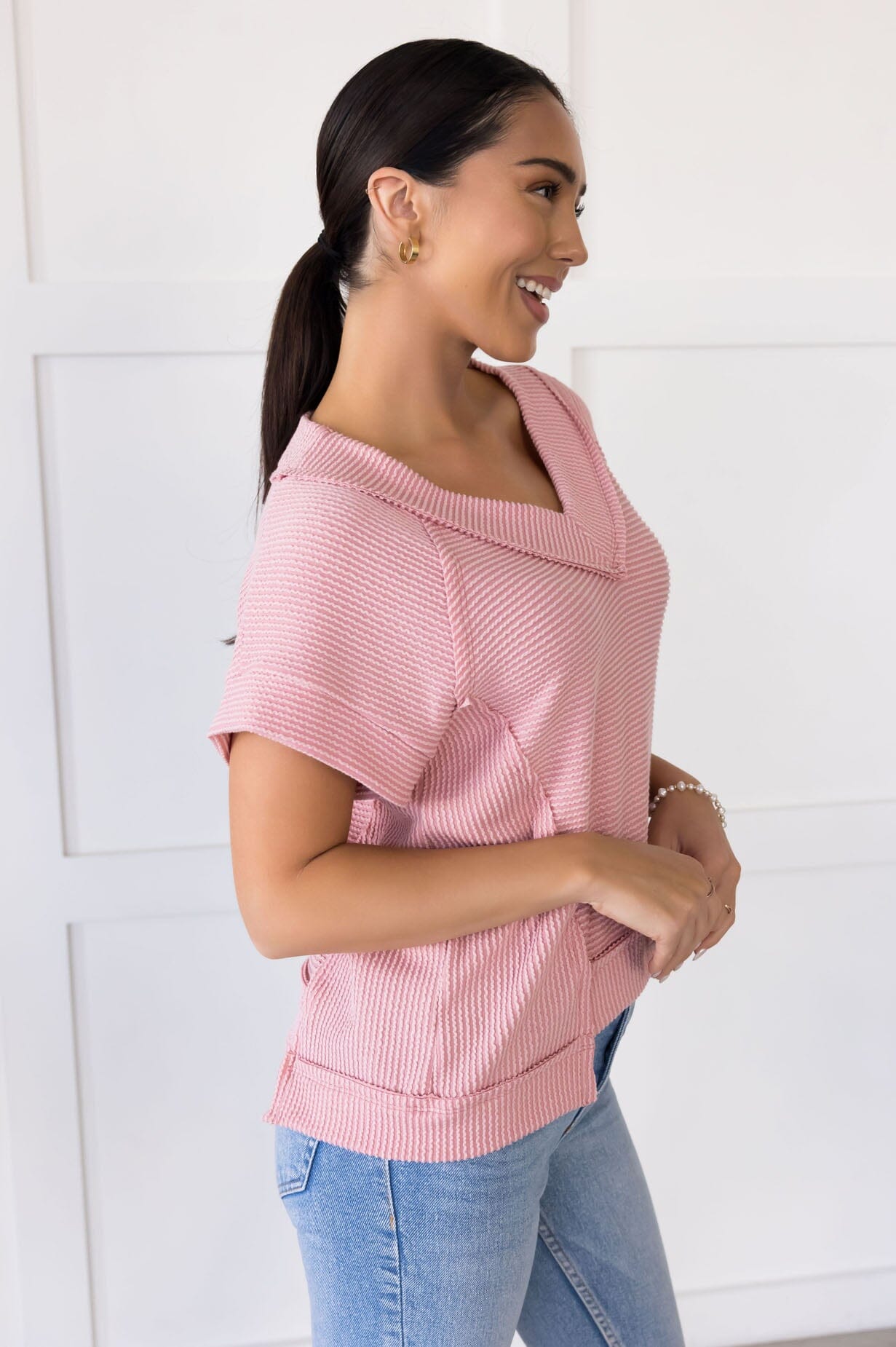 Beautiful Sunrise Ribbed Top NeeSee's Dresses 