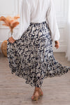 Excited To Twirl Modest Tiered Skirt Skirts vendor-unknown