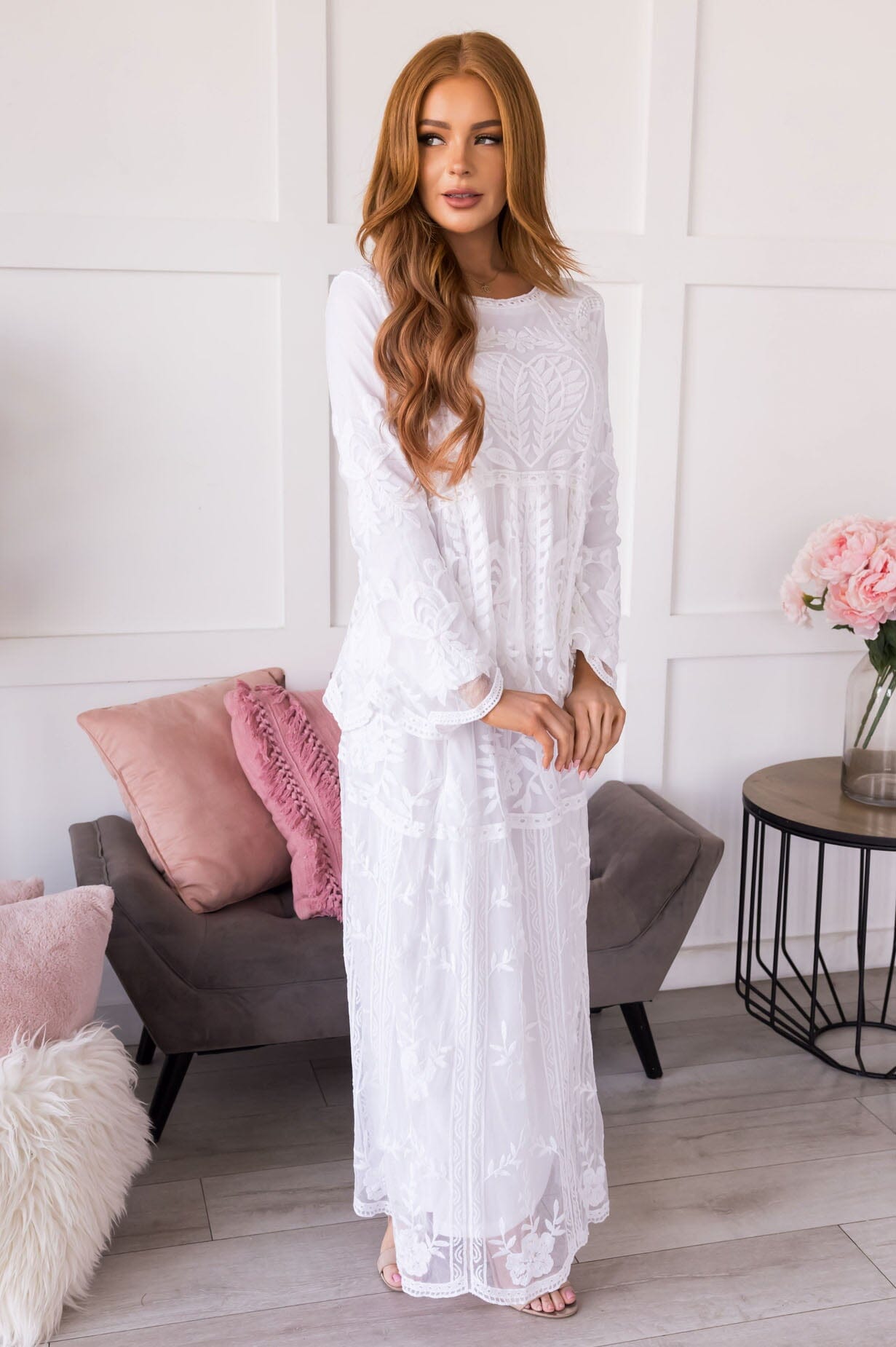 Delicate Darling Lace Blouse Skirts vendor-unknown 