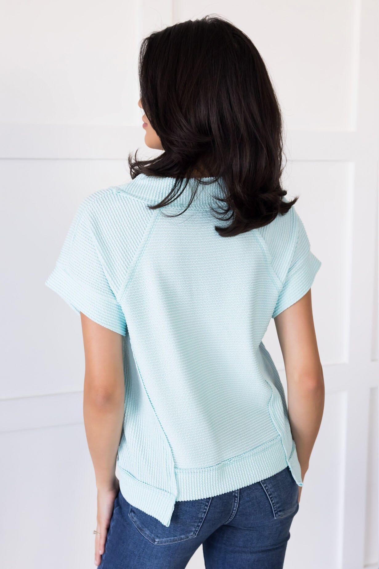 Beautiful Sunrise Ribbed Top NeeSee's Dresses 