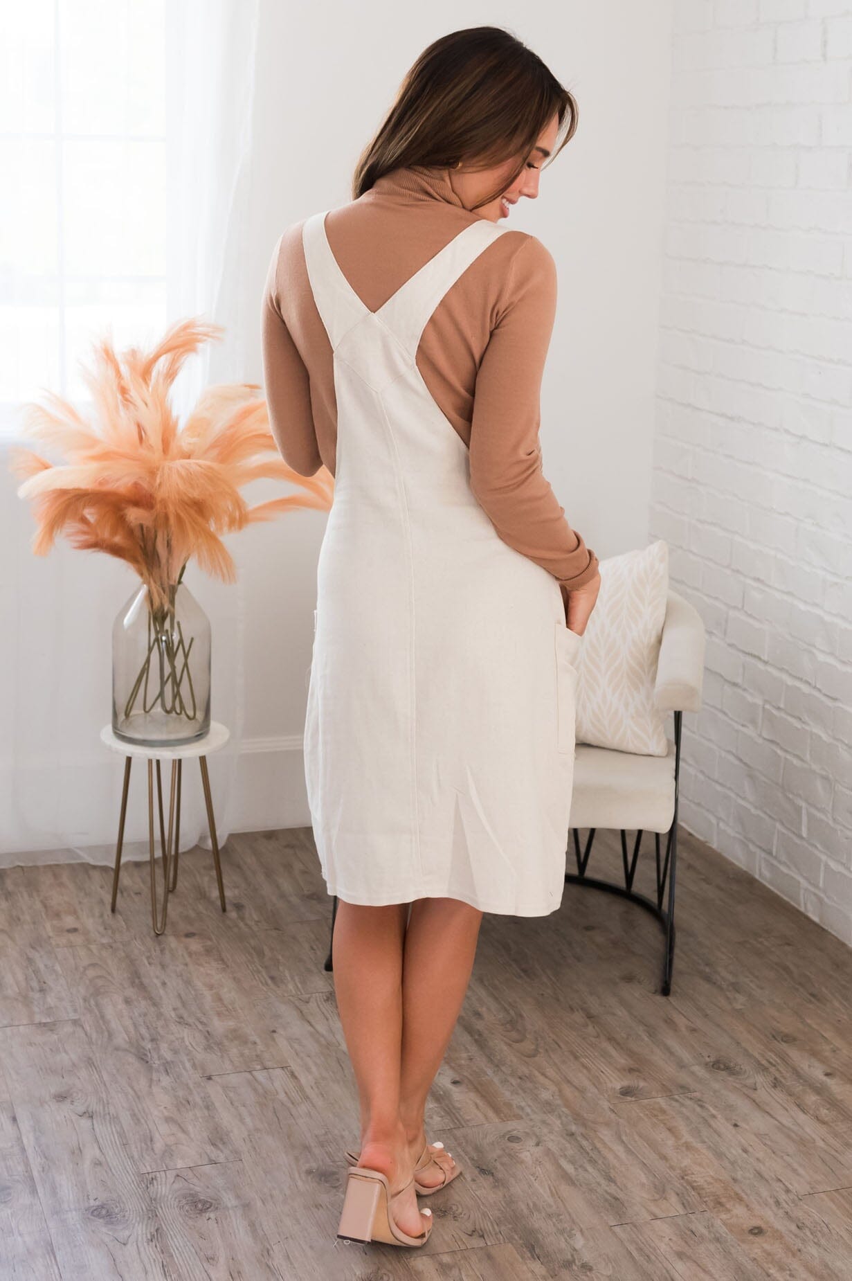 The Oakley Modest Overall Dress Modest Dresses vendor-unknown 