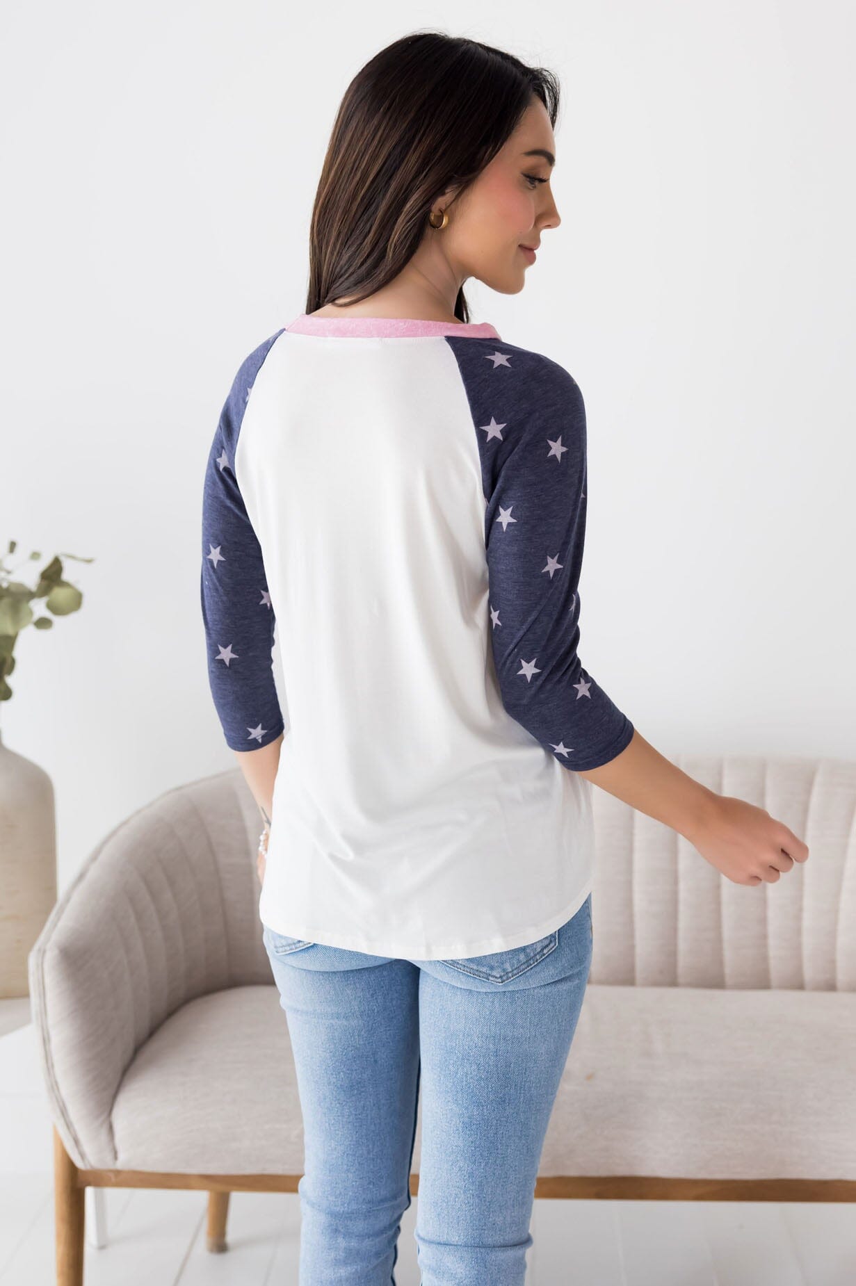 Let Freedom Ring Modest Baseball Tee Tops vendor-unknown 