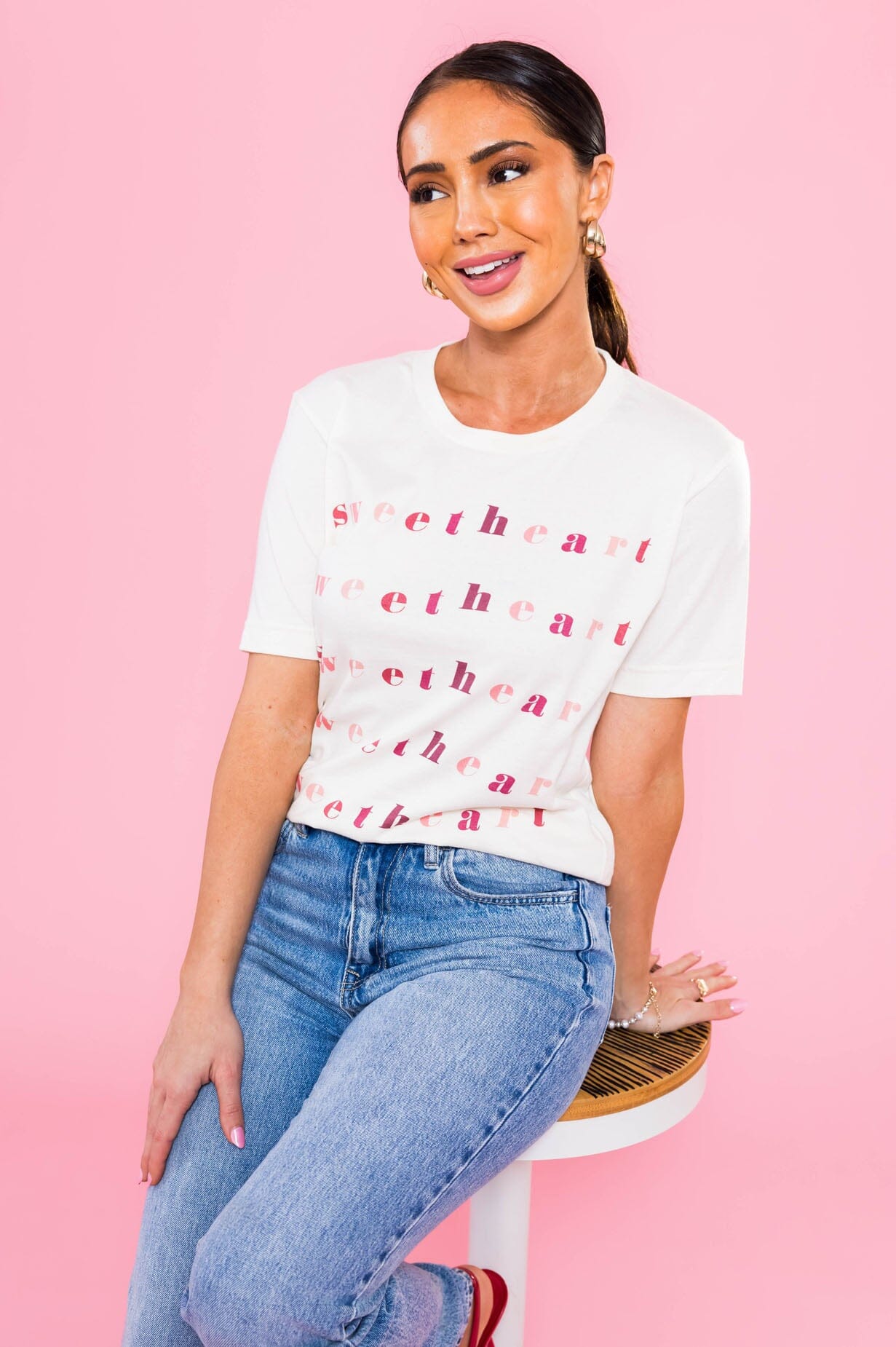 Always My Sweetheart Valentine's Tee Modest Dresses vendor-unknown 