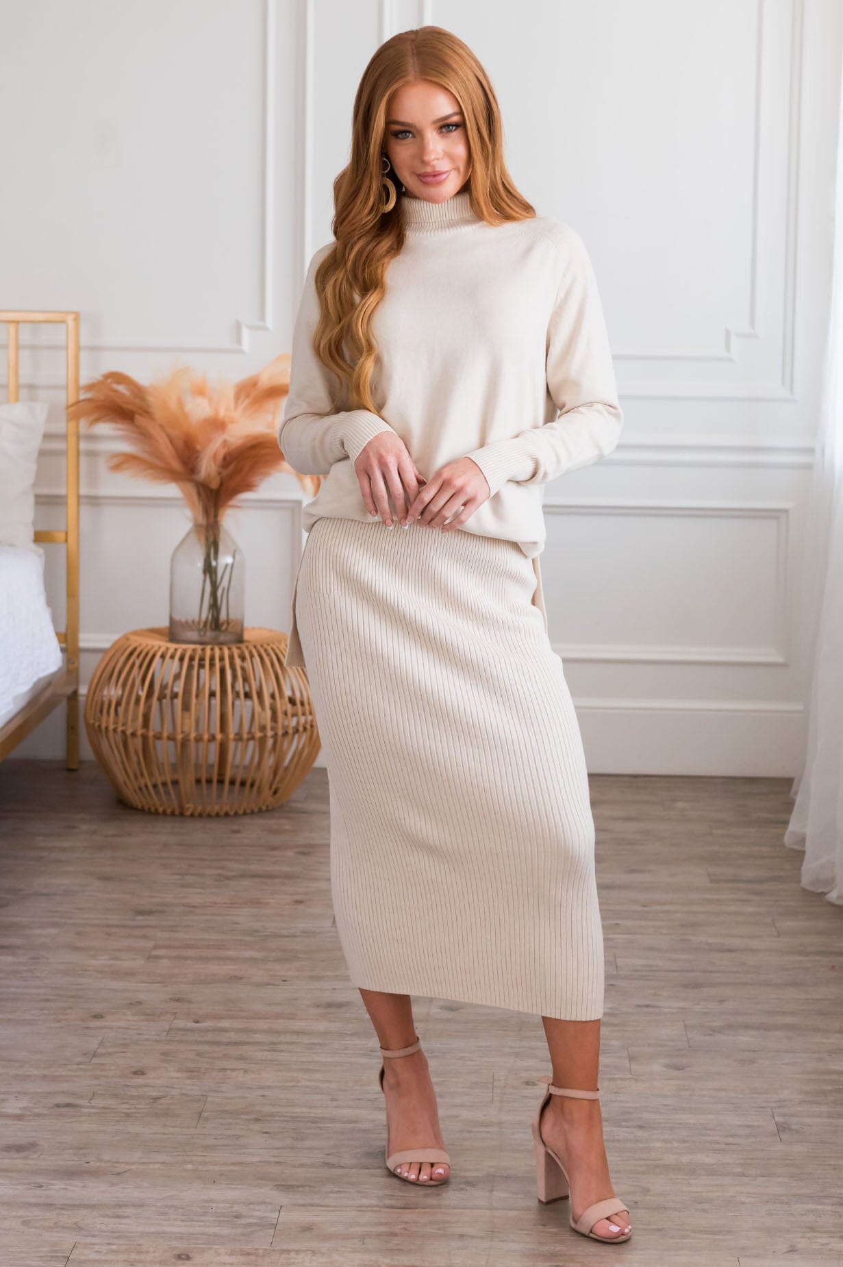 Love and Beyond Modest Sweater Skirts vendor-unknown 