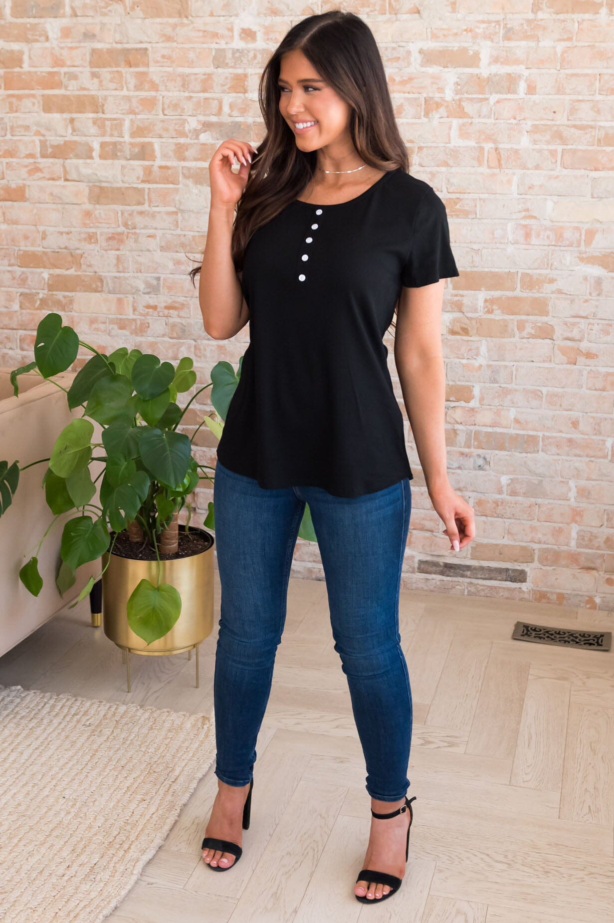 Got A Blissful Heart Modest Top NeeSee's Dresses 