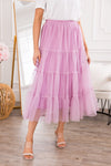 Pink & Fabulous Tulle Skirt Modest Dresses vendor-unknown