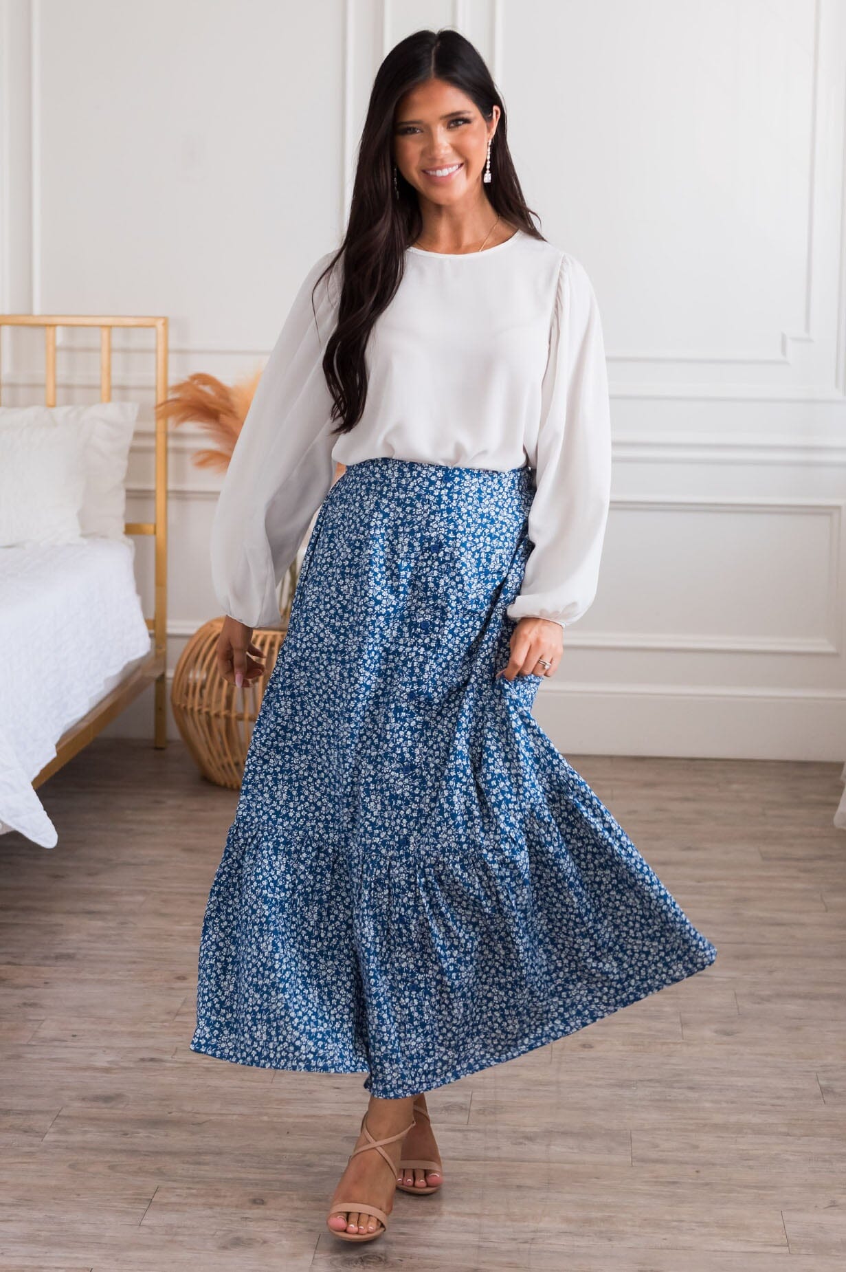 Shopping Spree Modest Maxi Skirt Skirts vendor-unknown 