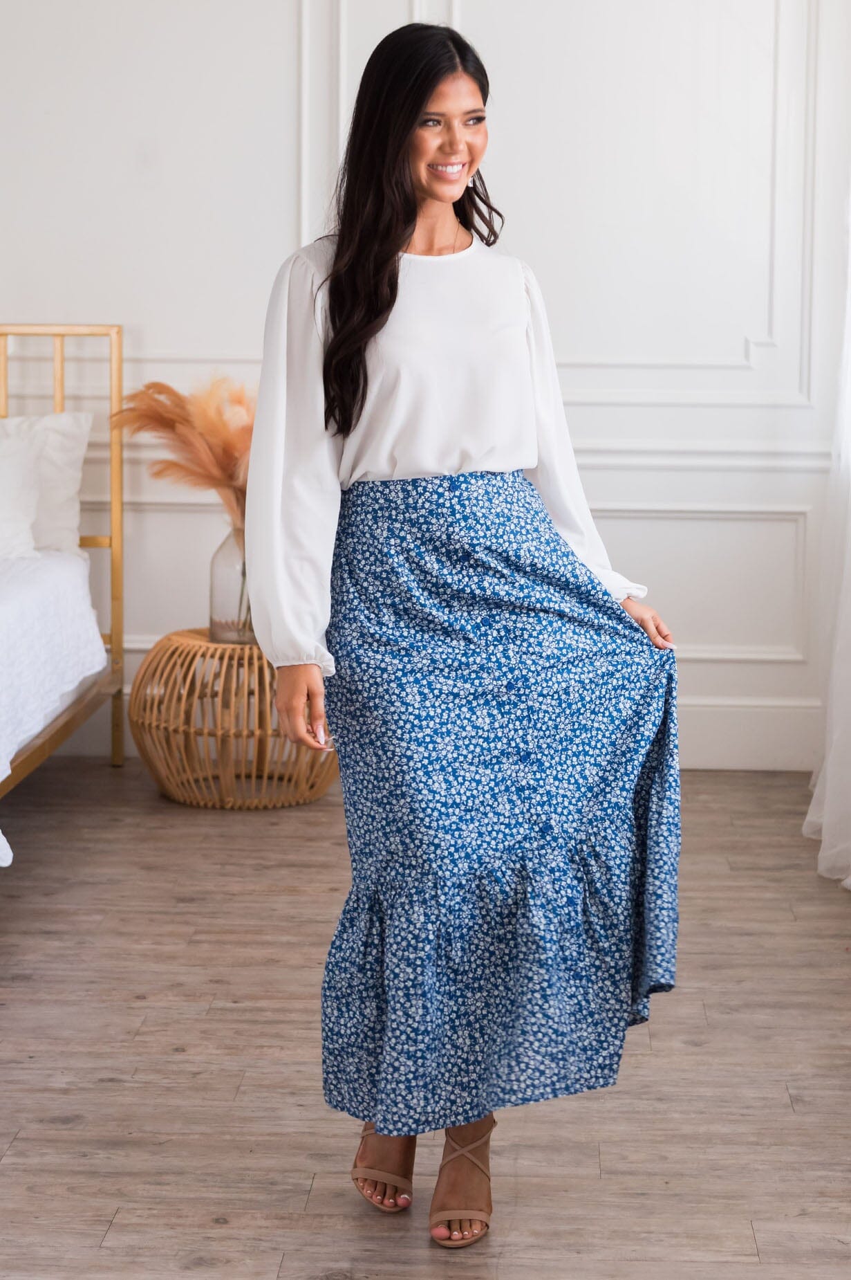 Shopping Spree Modest Maxi Skirt Skirts vendor-unknown 