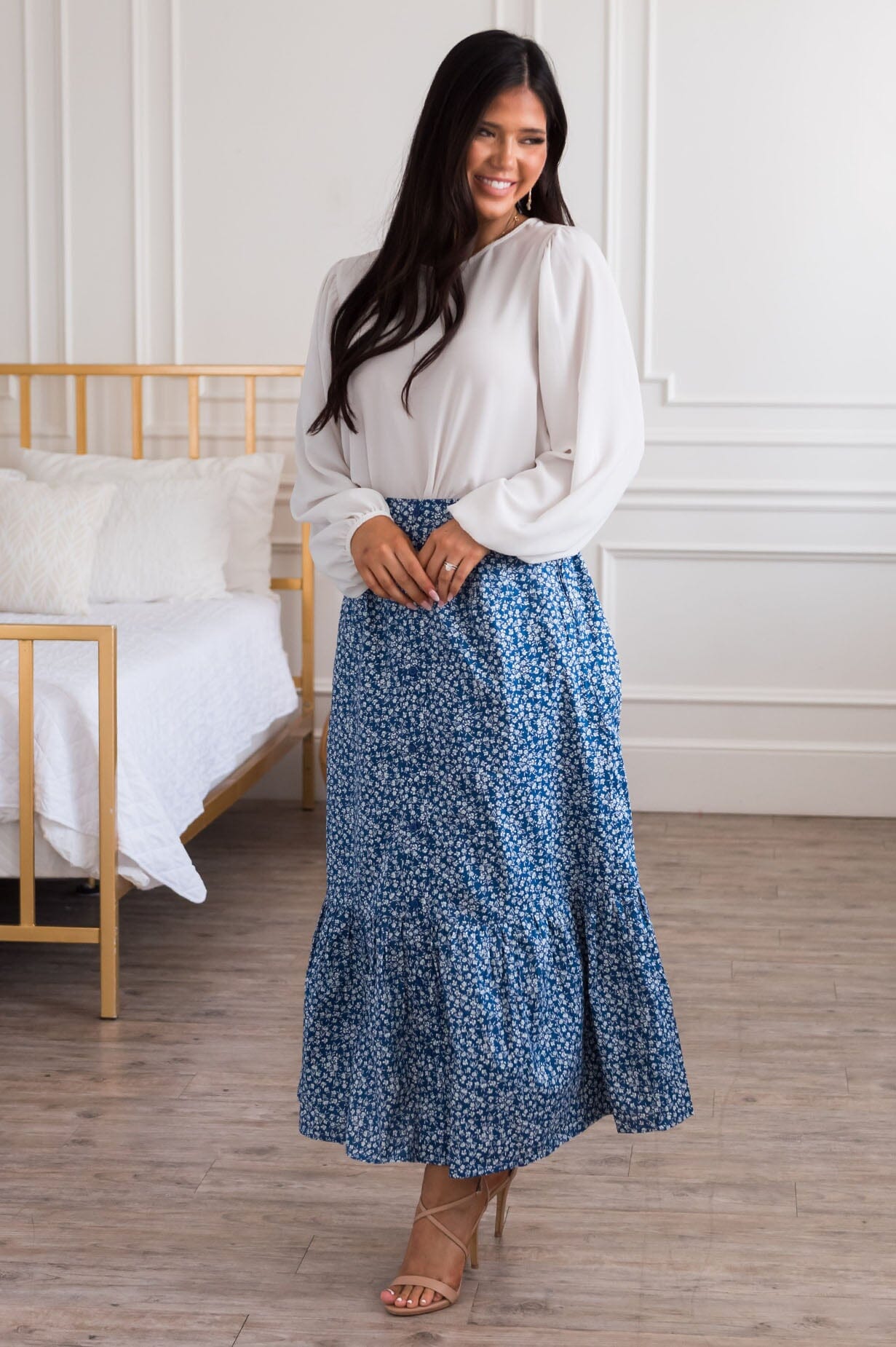 Shopping Spree Modest Maxi Skirt Skirts vendor-unknown 