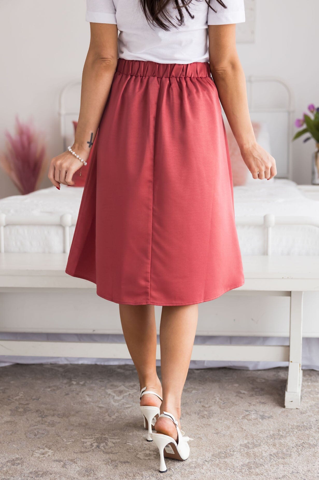 Storybook Ending Silk Skirt Skirts vendor-unknown 