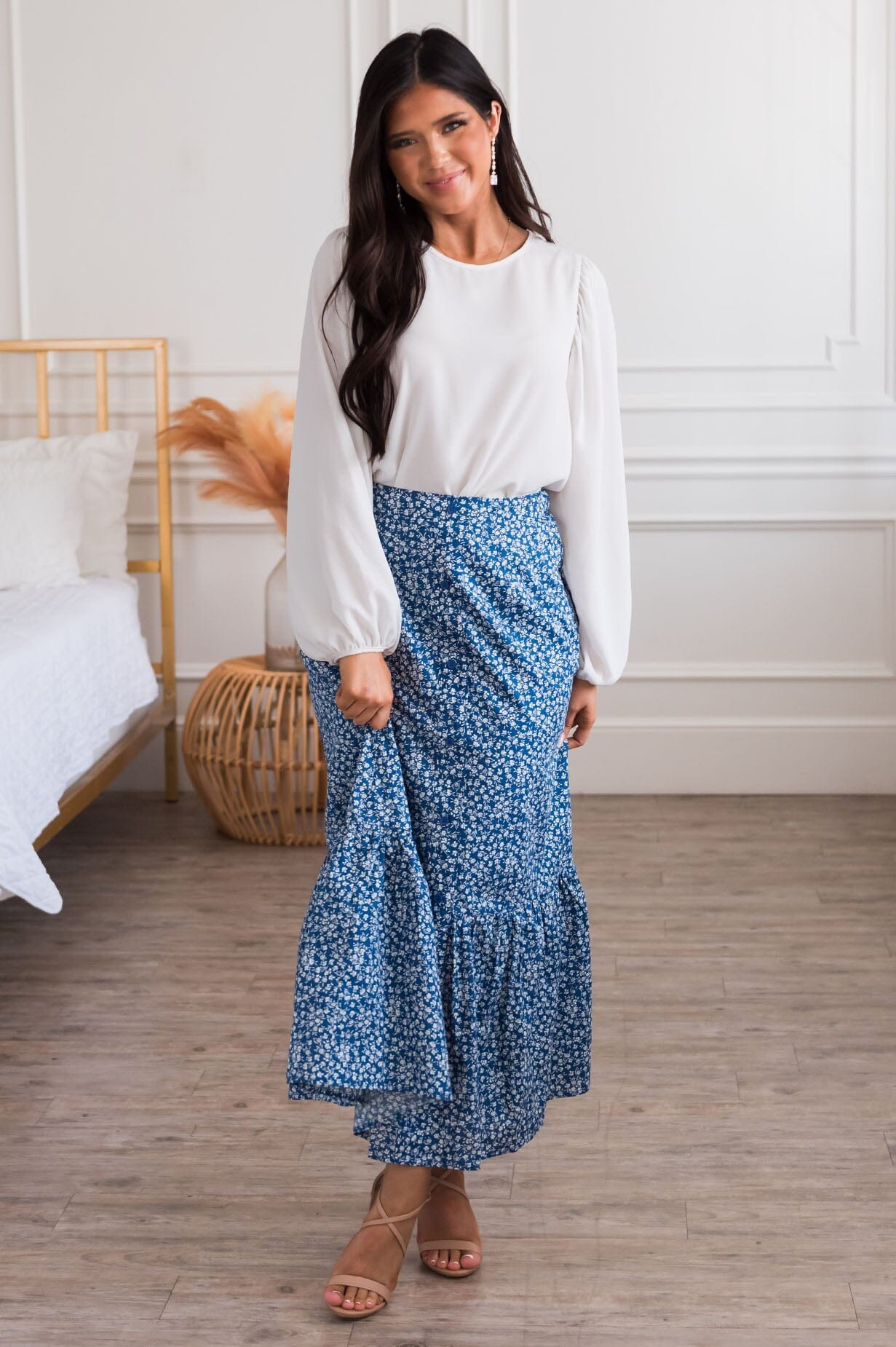 Shopping Spree Modest Maxi Skirt Skirts vendor-unknown 