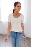 Must Have Modest Ruffle Sleeve Top Tops vendor-unknown