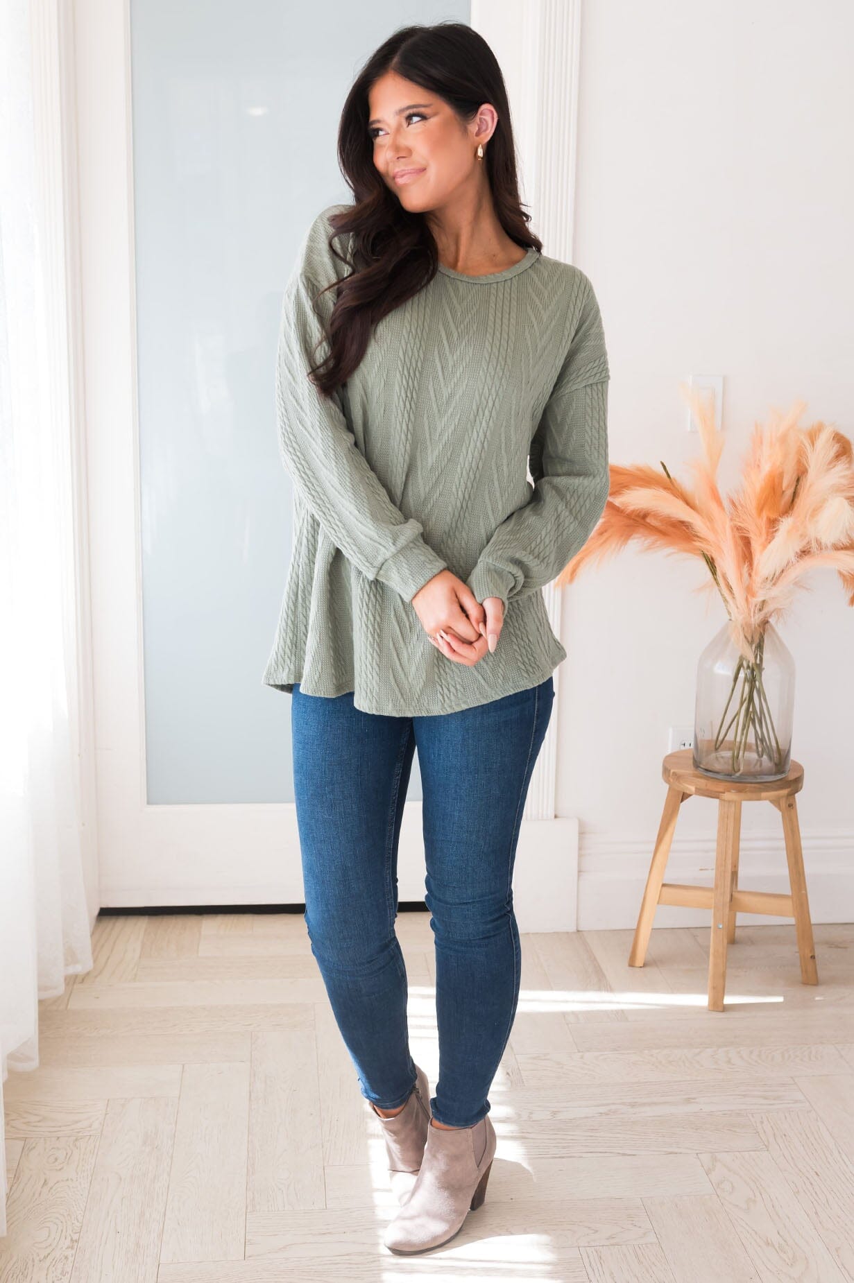 Bringing The Cheer Modest Sweater Modest Dresses vendor-unknown 