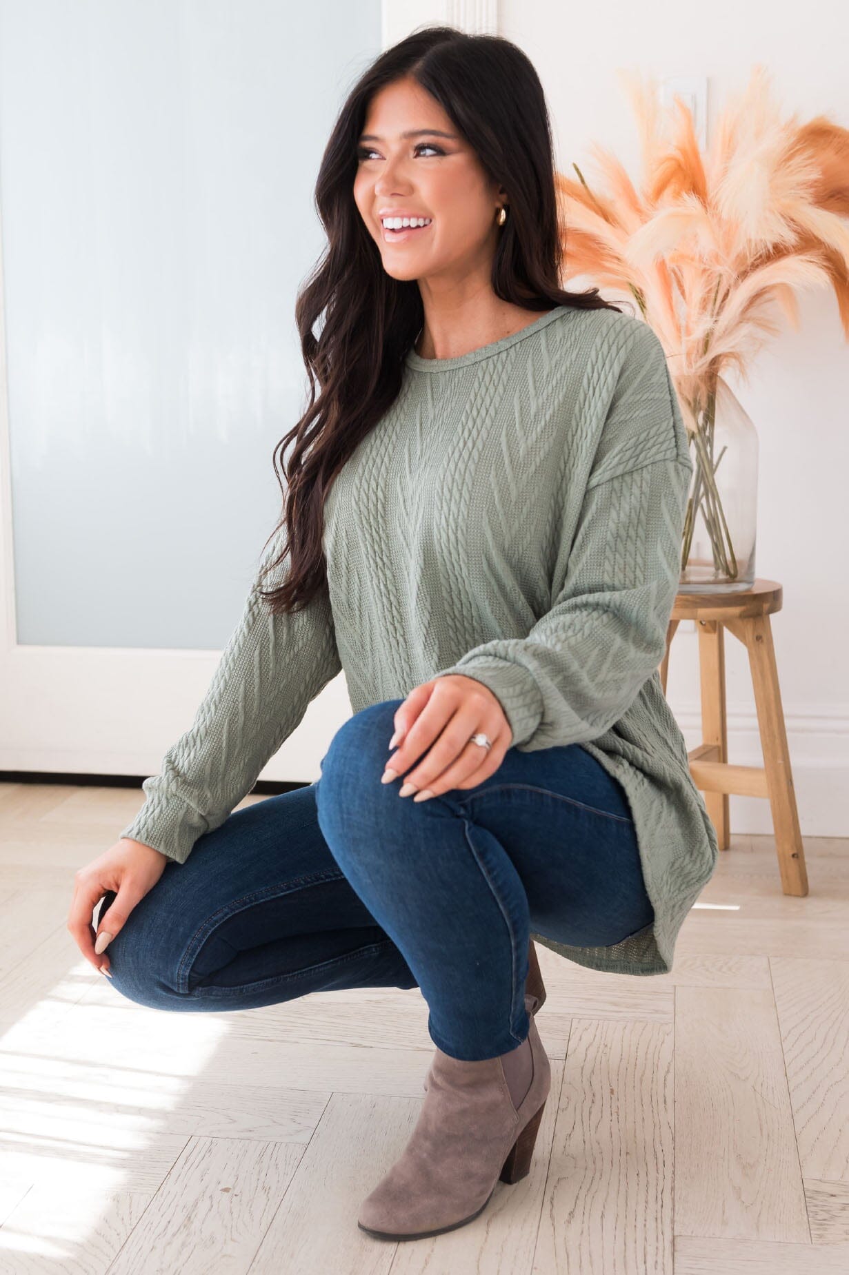 Bringing The Cheer Modest Sweater Modest Dresses vendor-unknown 