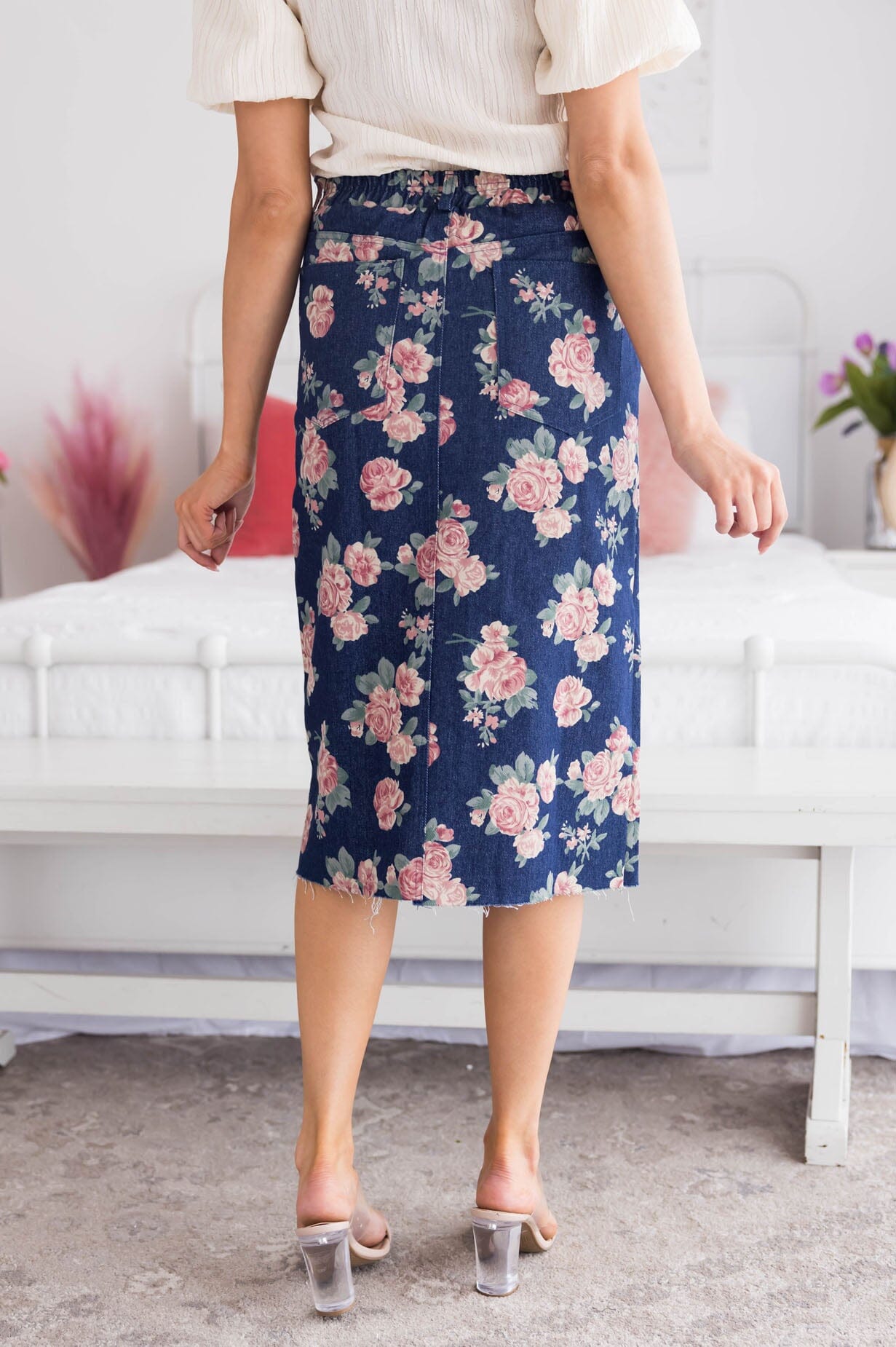 Lead Me To You Denim Skirt Modest Dresses vendor-unknown 